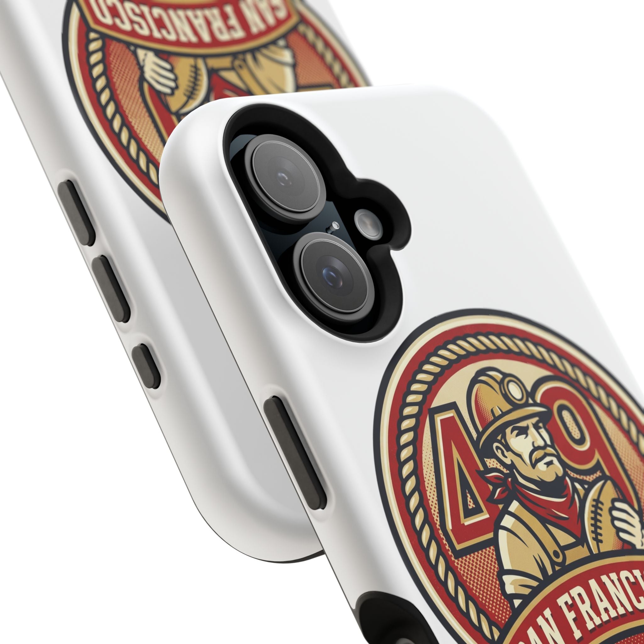 San Francisco 49er Firefighter Badge phone case | Impact-Resistant Case