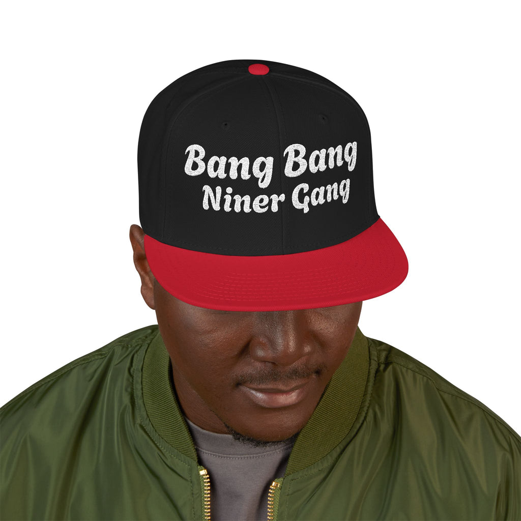 Bang Bang Niner Gang 49ers hatSnapback Hat | Embroidered Text