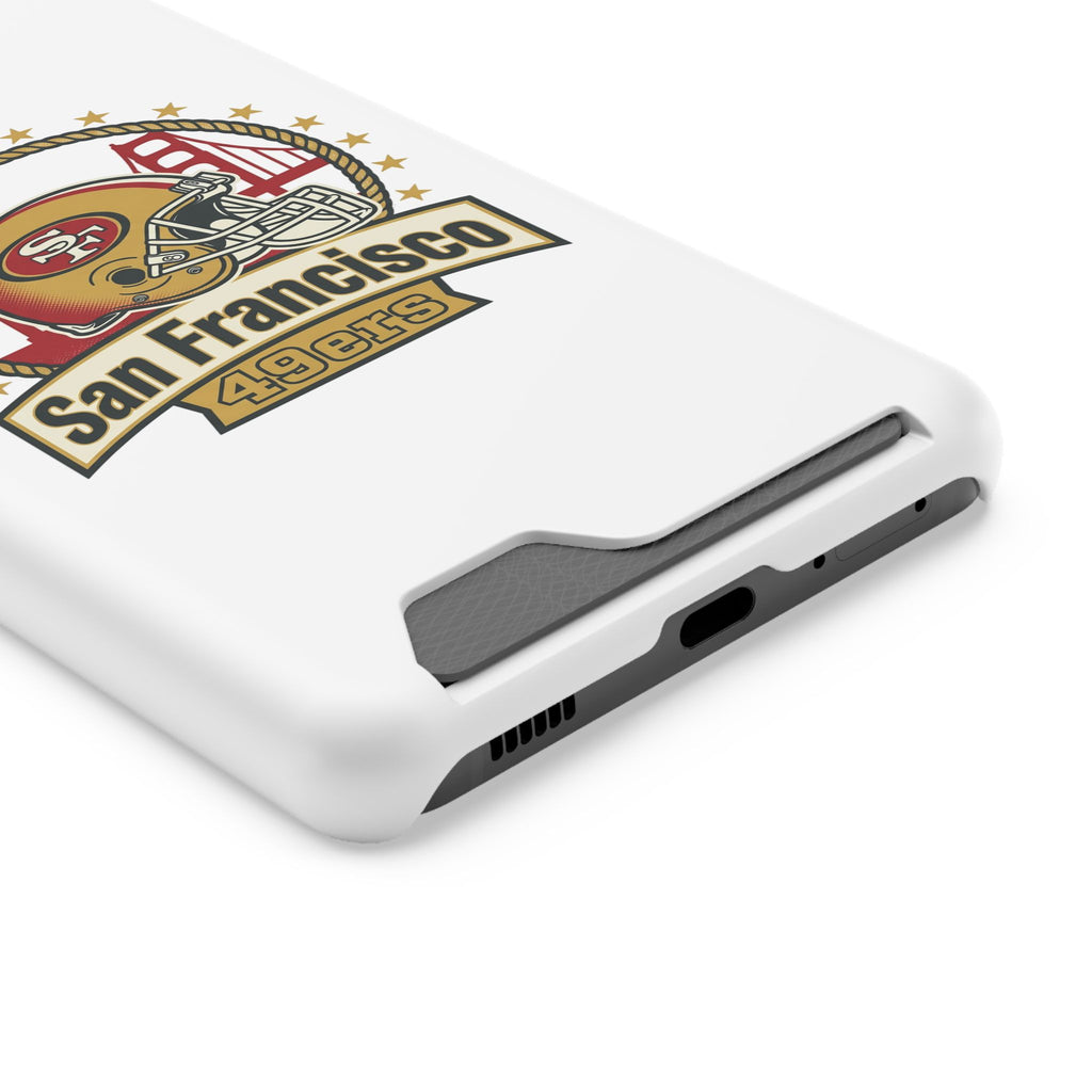 San Francisco 49ers Helmet Phone Case with Card Holder | Team Logo