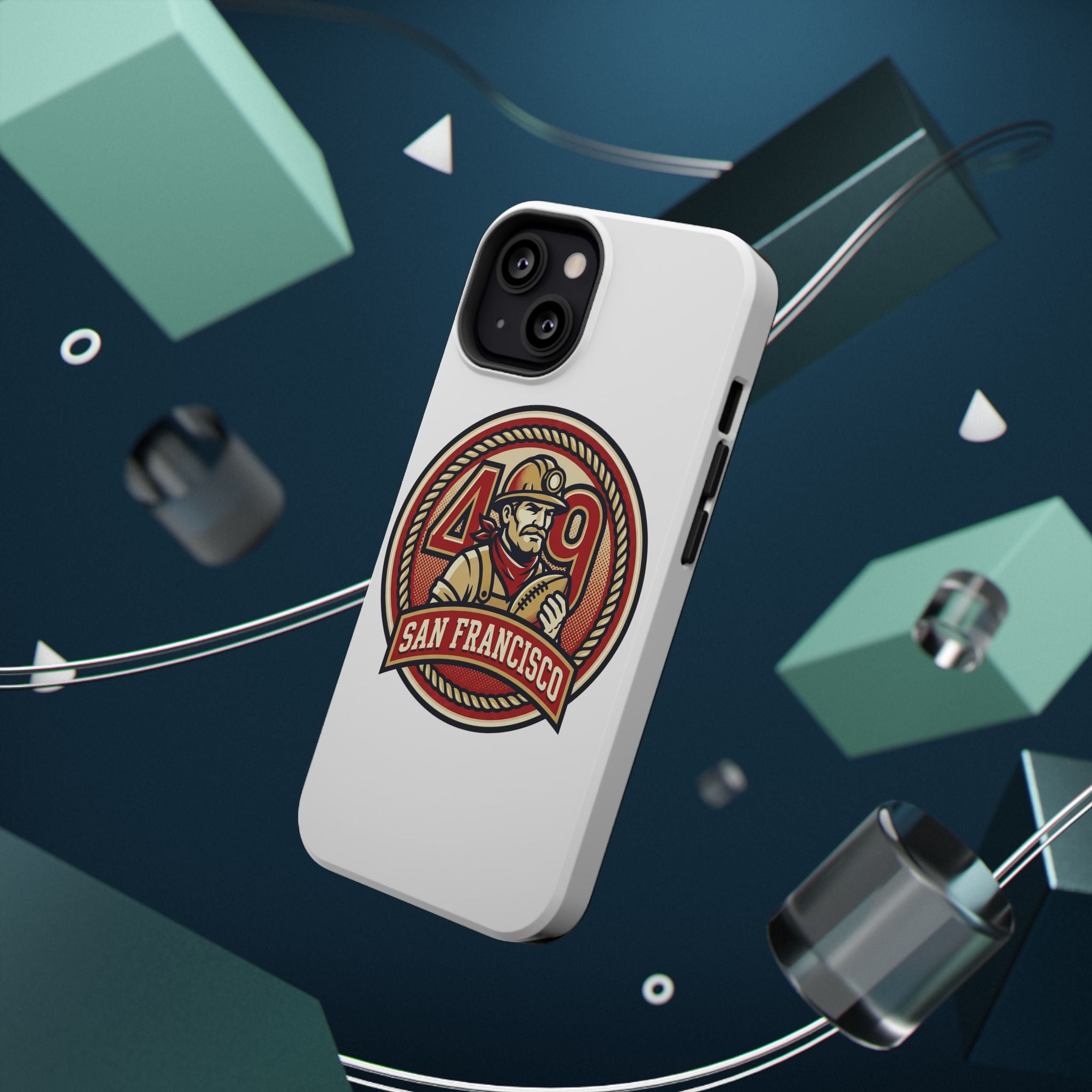 San Francisco 49er Firefighter Badge phone case | Impact-Resistant Case