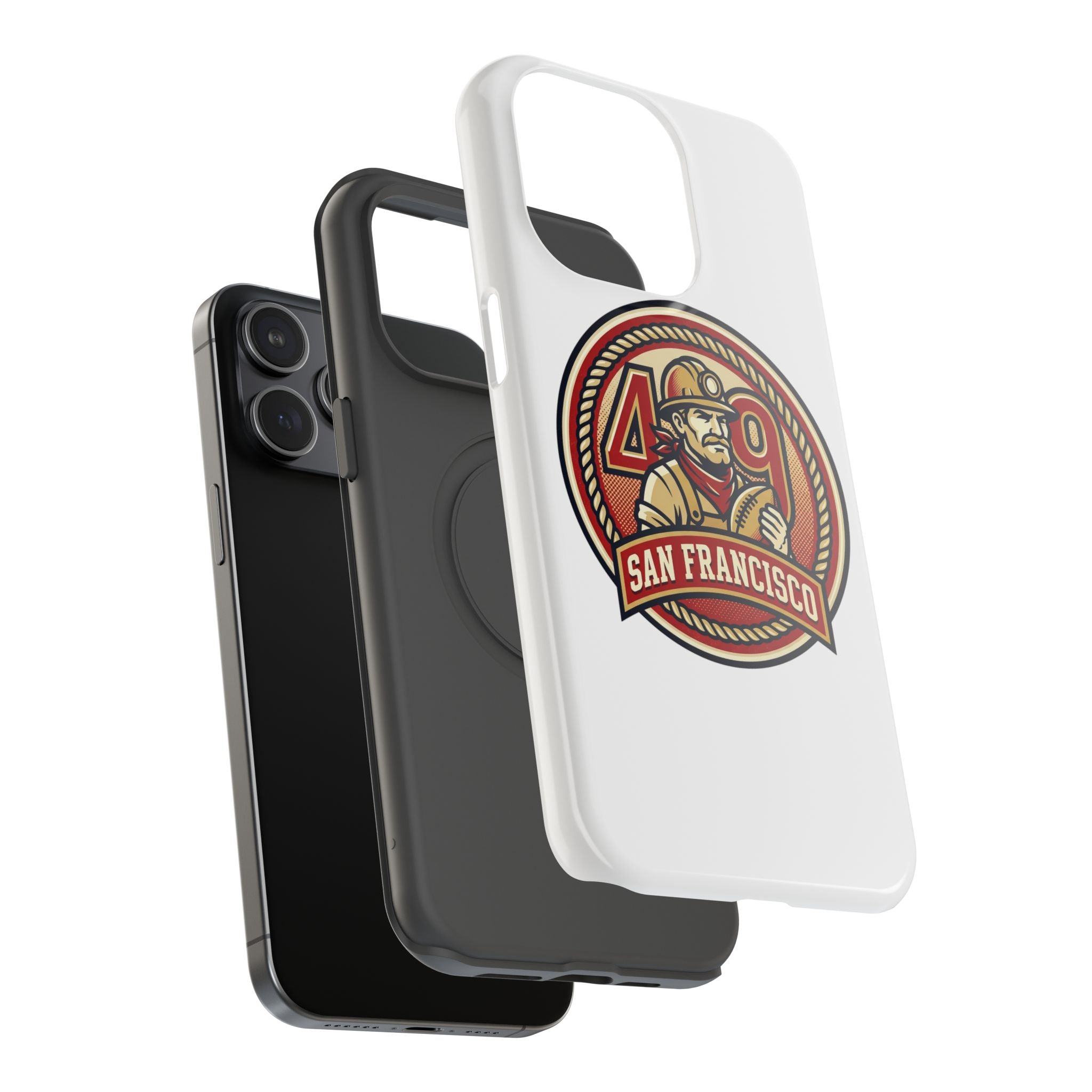 San Francisco 49er Firefighter Badge phone case | Impact-Resistant Case