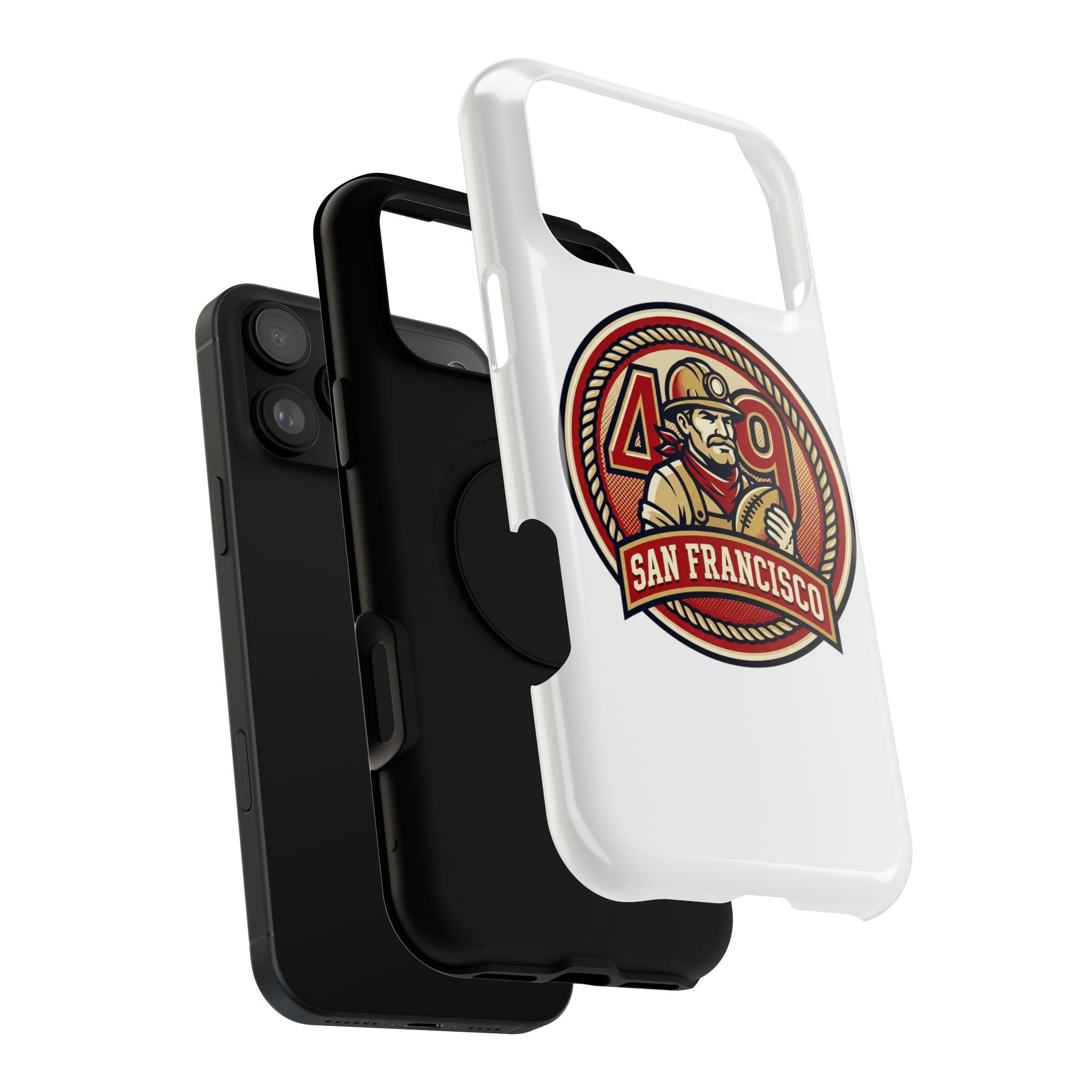 San Francisco 49er Firefighter Badge phone case | Impact-Resistant Case