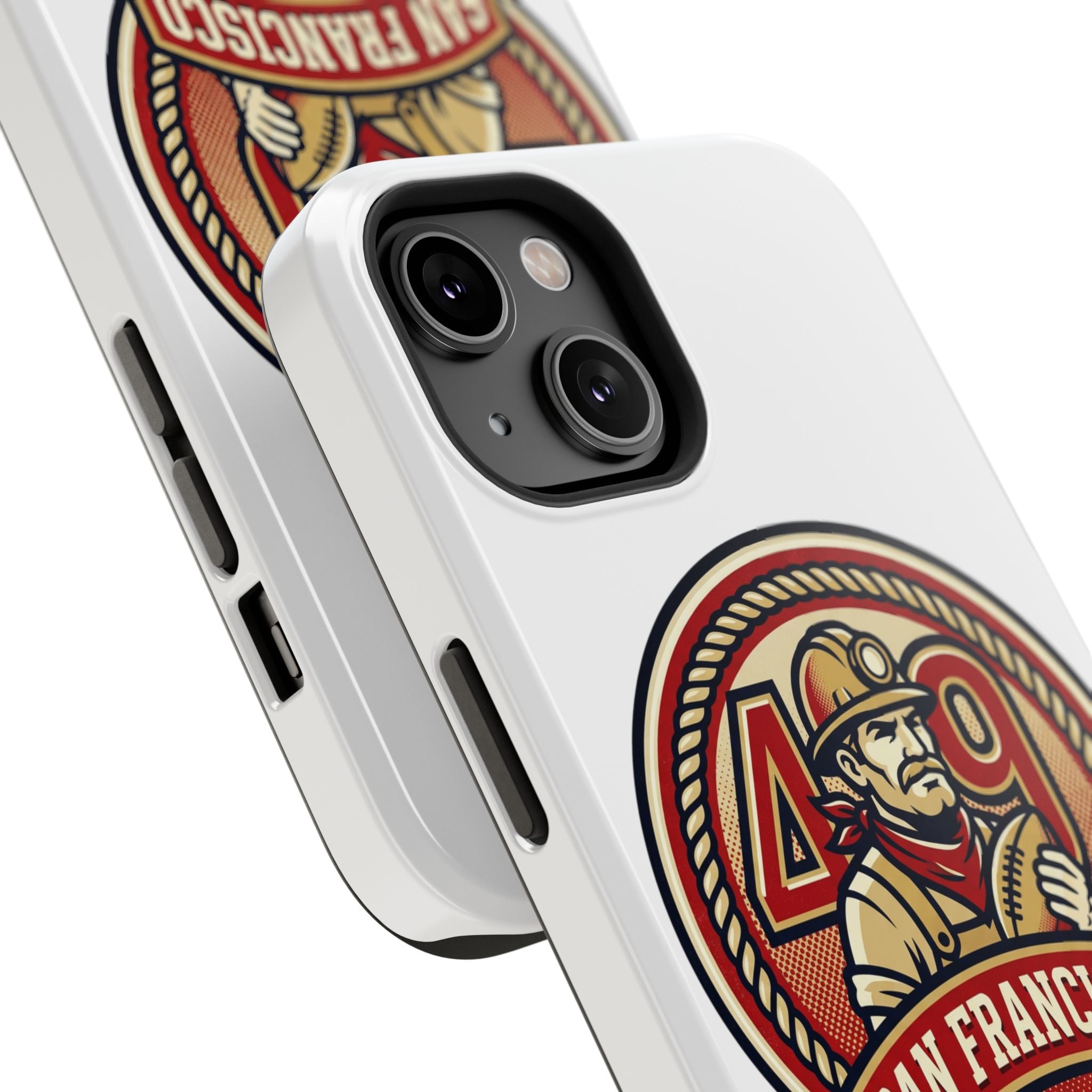 San Francisco 49er Firefighter Badge phone case | Impact-Resistant Case