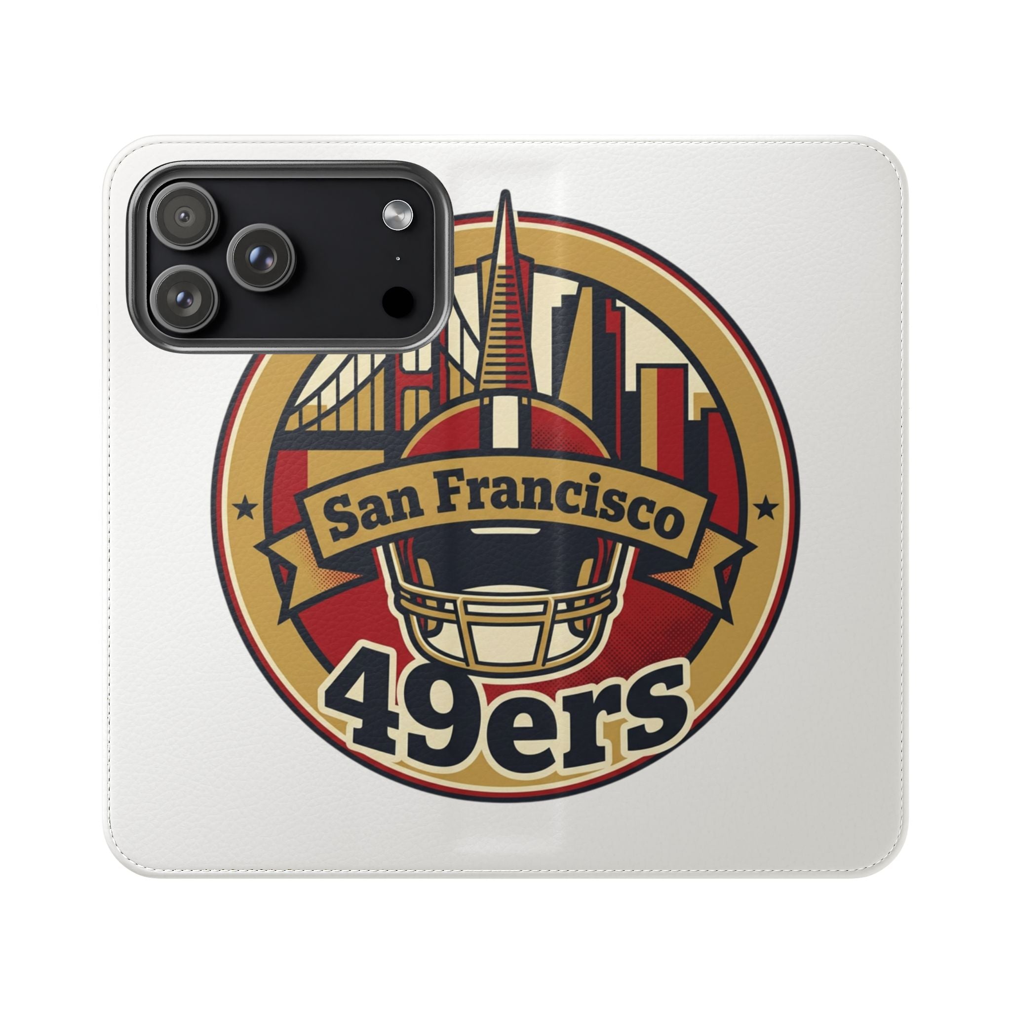 San Francisco 49ers Vintage Logo Flip Case | Phone Wallet