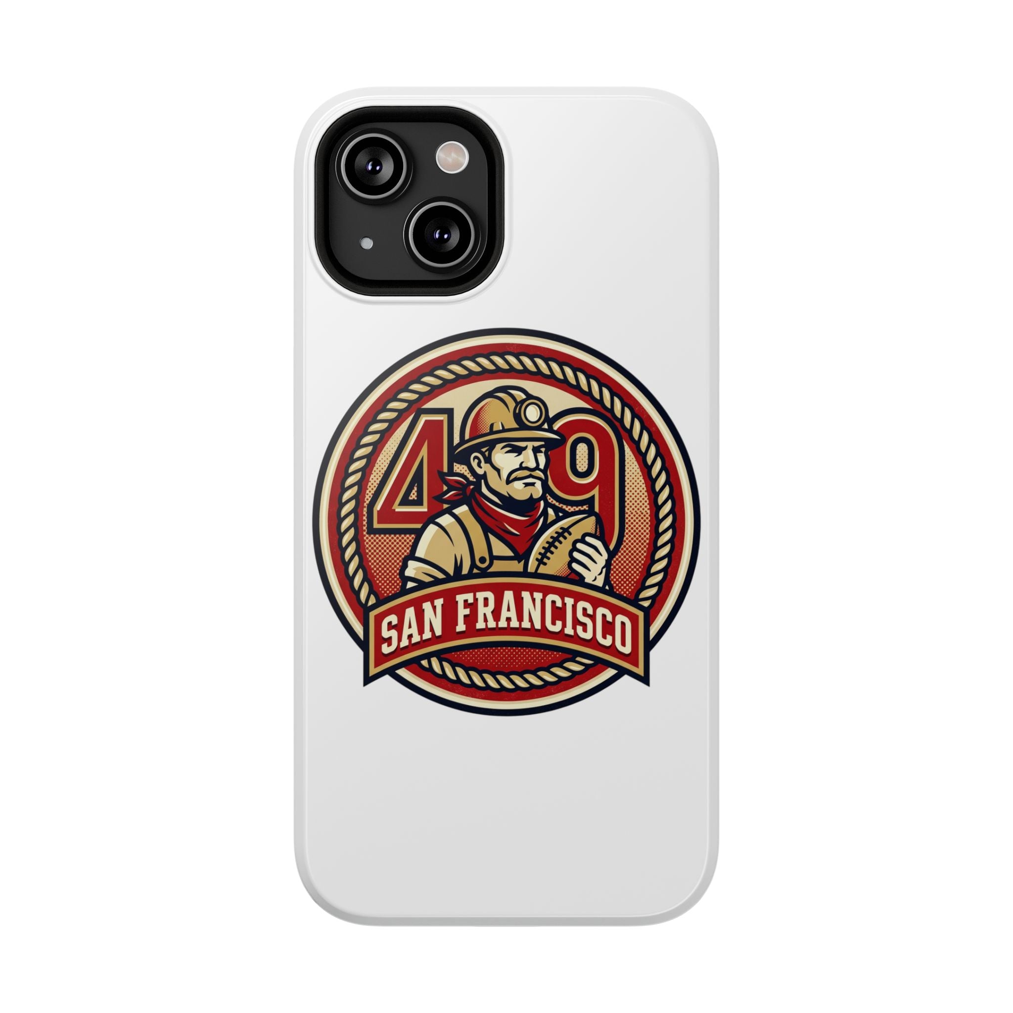 San Francisco 49er Firefighter Badge phone case | Impact-Resistant Case