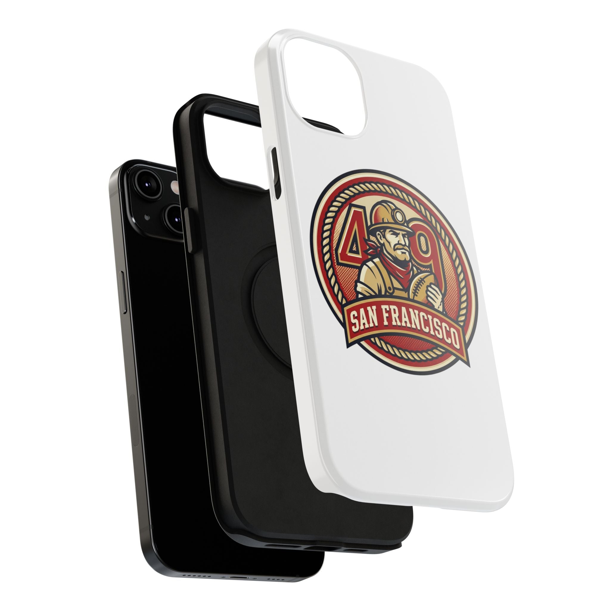 San Francisco 49er Firefighter Badge phone case | Impact-Resistant Case