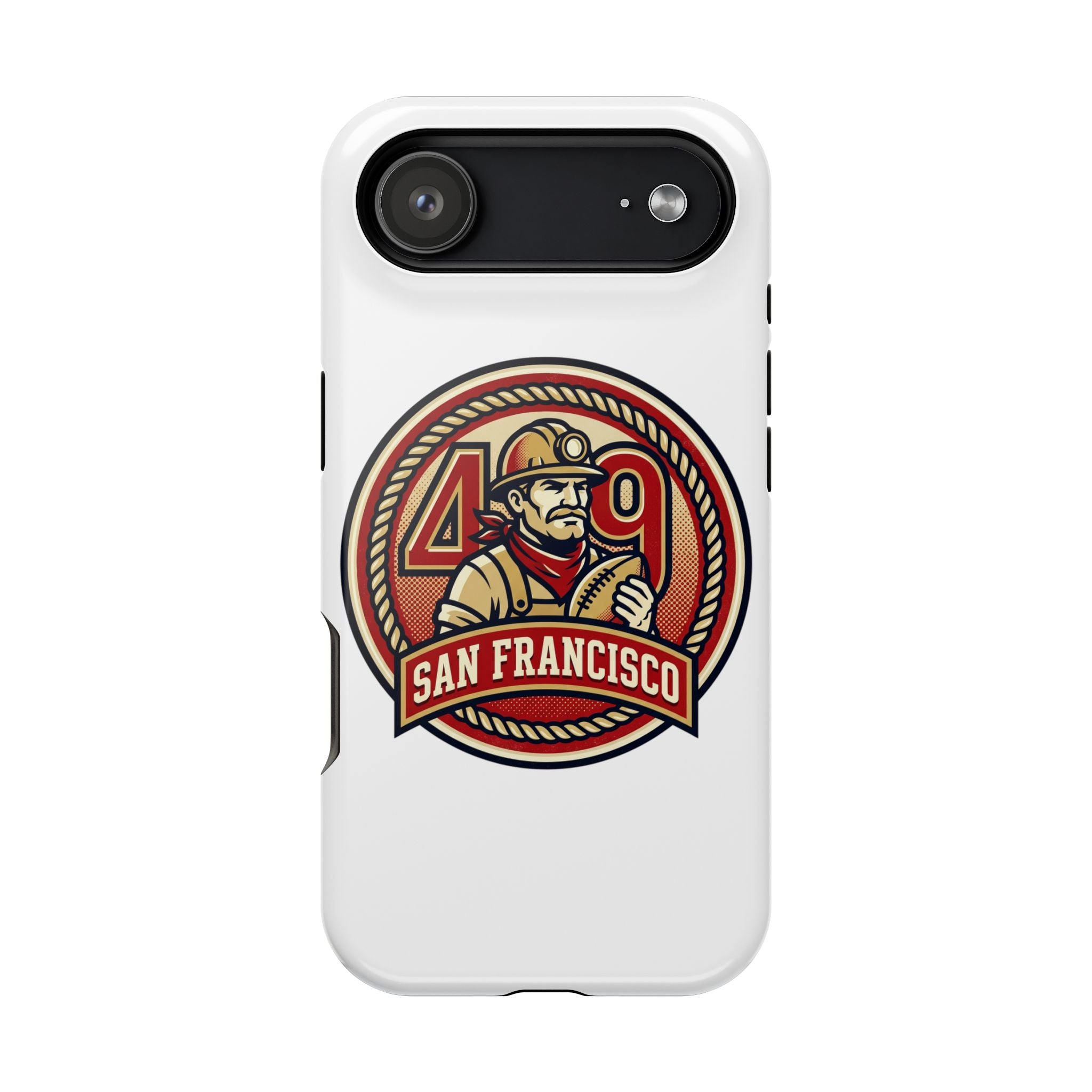 San Francisco 49er Firefighter Badge phone case | Impact-Resistant Case