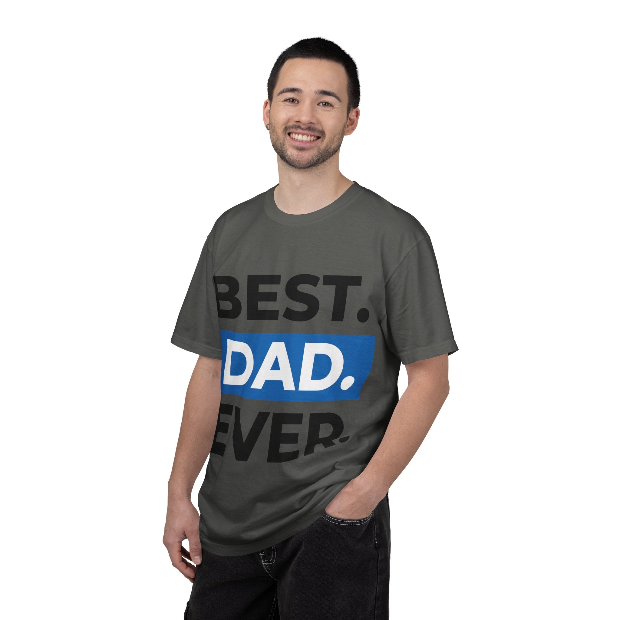 BEST  DAD EVER T-Shirt  Fathers Day Typography Tee