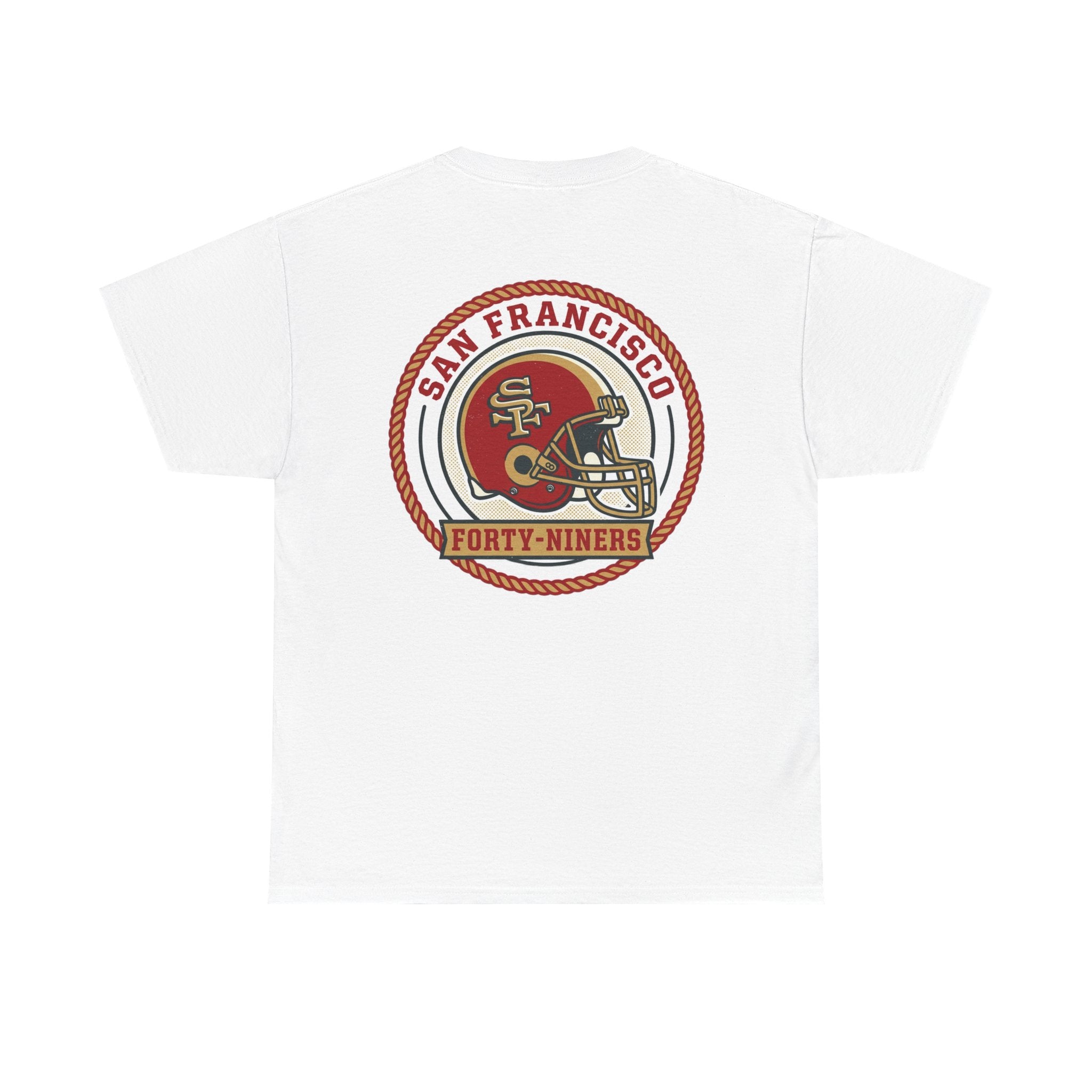 San Francisco 49ers Helmet Tee | Vintage Football Logo Shirt