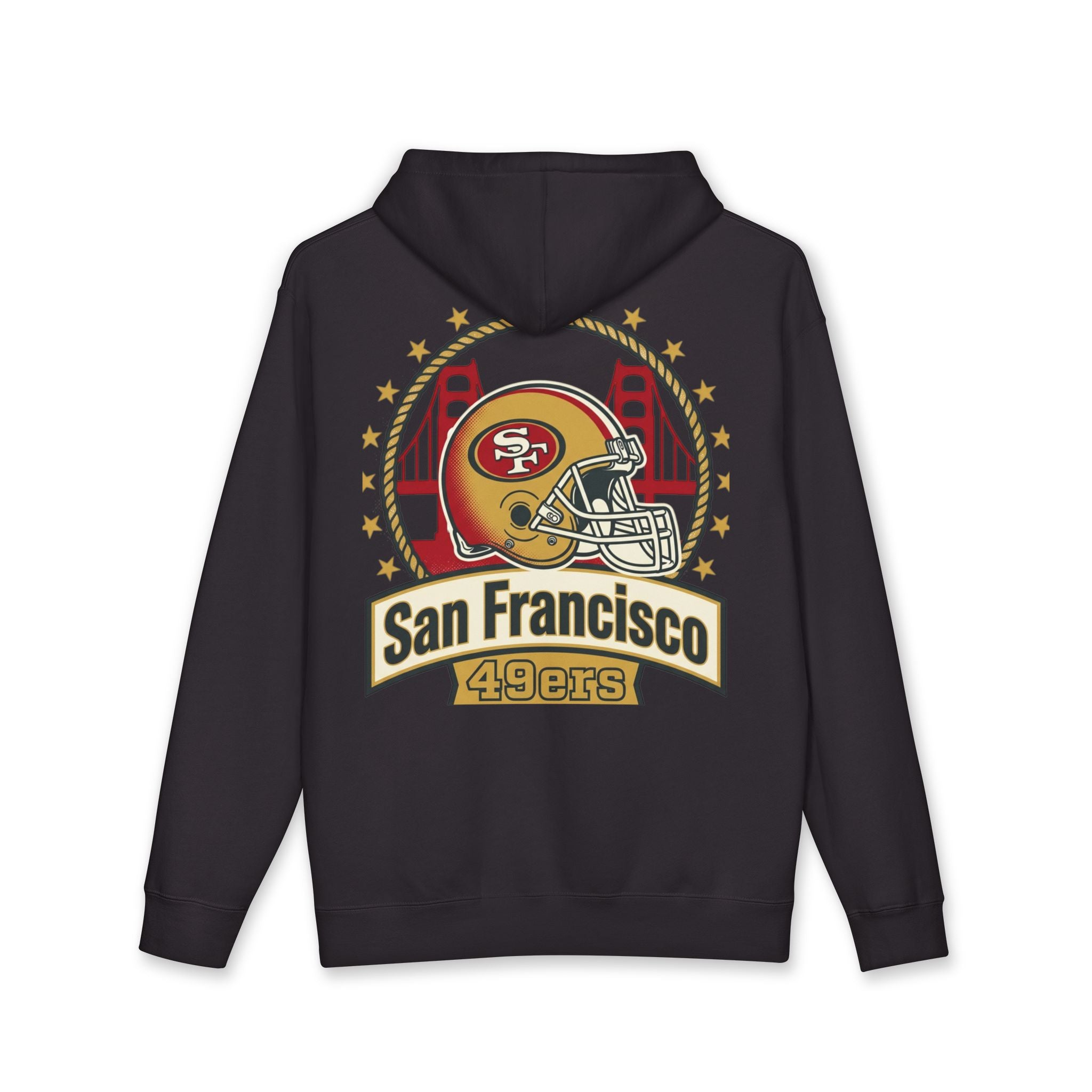 San Francisco Football Helmet Hoodie | City Skyline Logo
