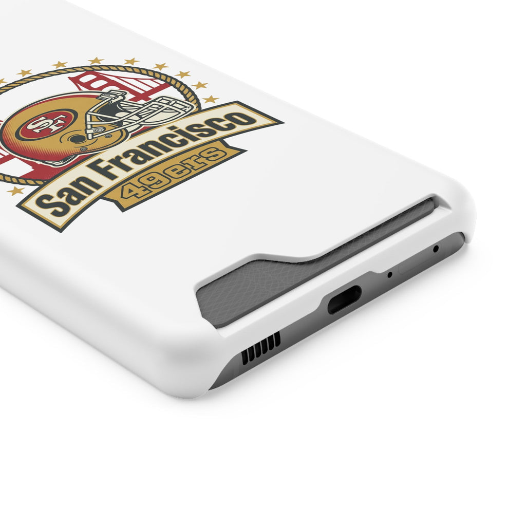 San Francisco 49ers Helmet Phone Case with Card Holder | Team Logo