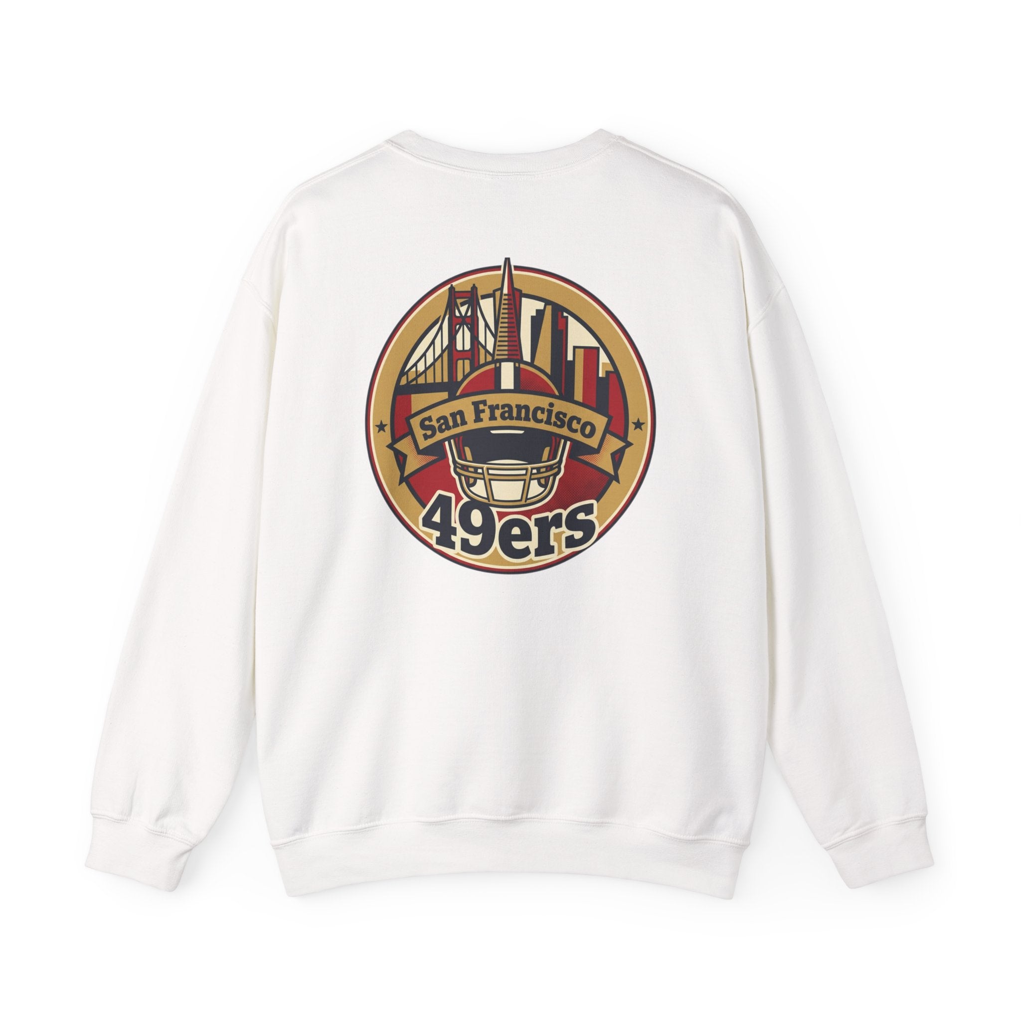 San Francisco 49ers Crest Sweatshirt | City Skyline Football Logo