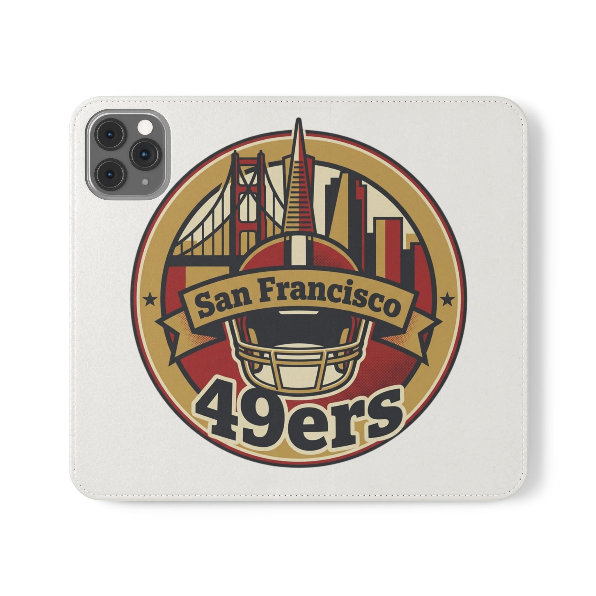 San Francisco 49ers Vintage Logo Flip Case | Phone Wallet