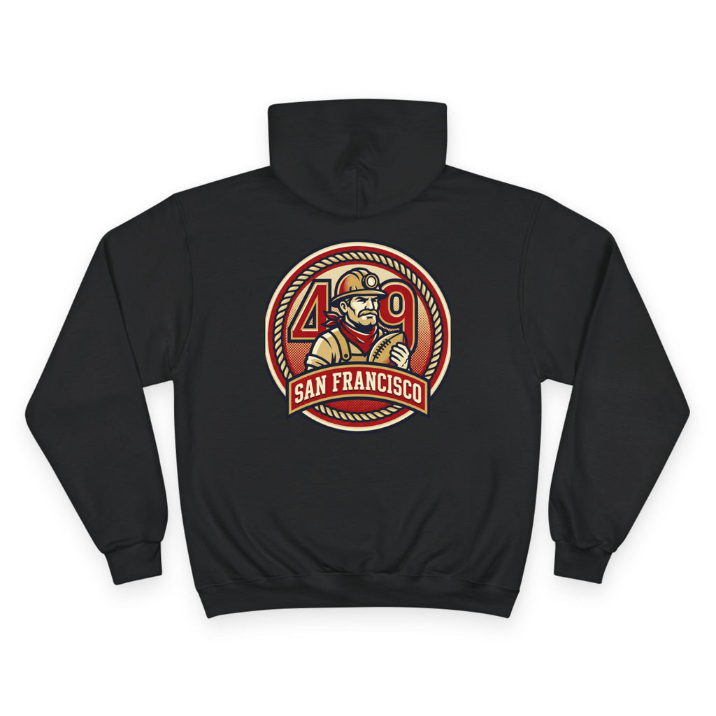 49er Firefighter San Francisco Hoodie | Vintage Badge Design
