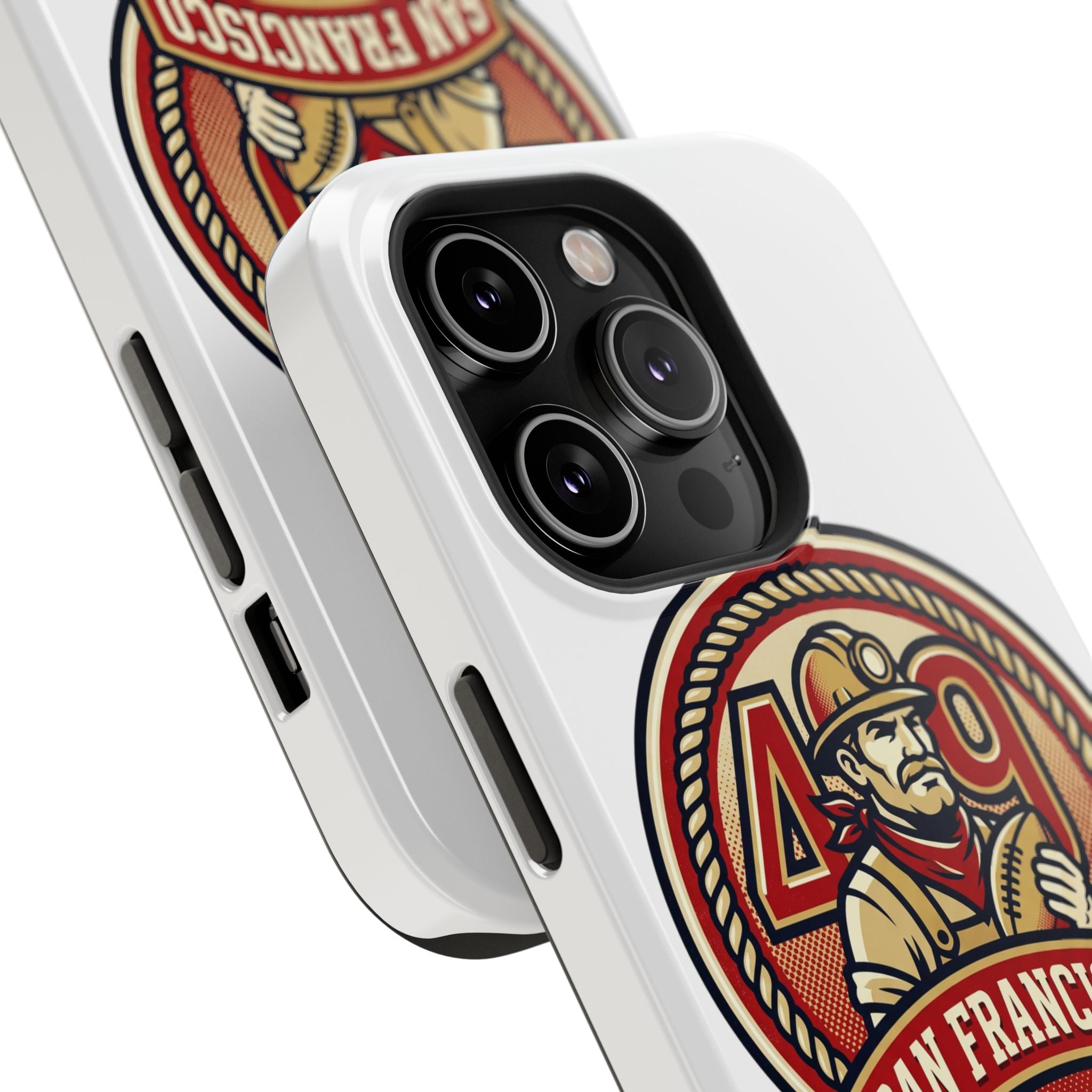 San Francisco 49er Firefighter Badge phone case | Impact-Resistant Case