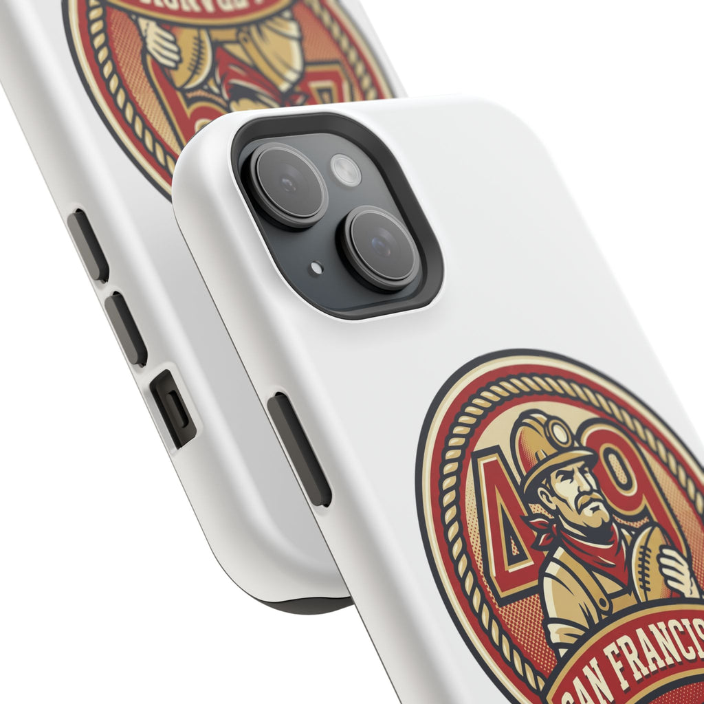 San Francisco 49er Firefighter Badge phone case | Impact-Resistant Case