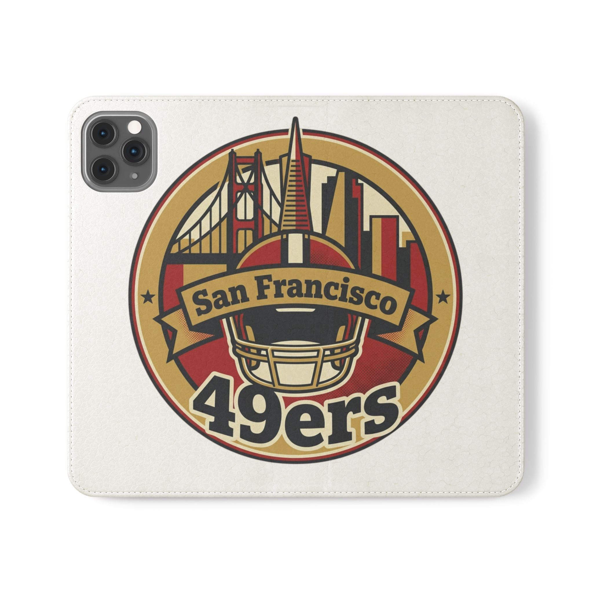 San Francisco 49ers Vintage Logo Flip Case | Phone Wallet