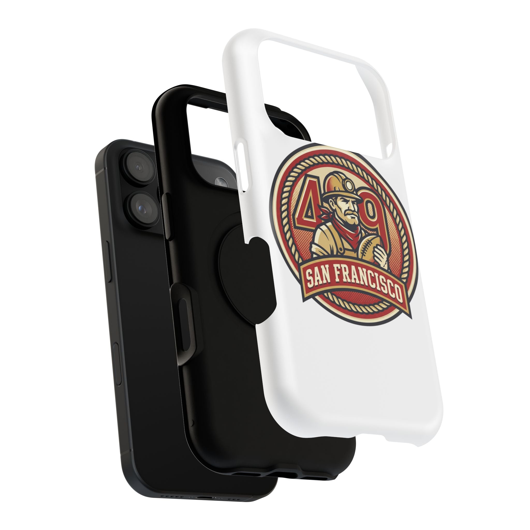 San Francisco 49er Firefighter Badge phone case | Impact-Resistant Case