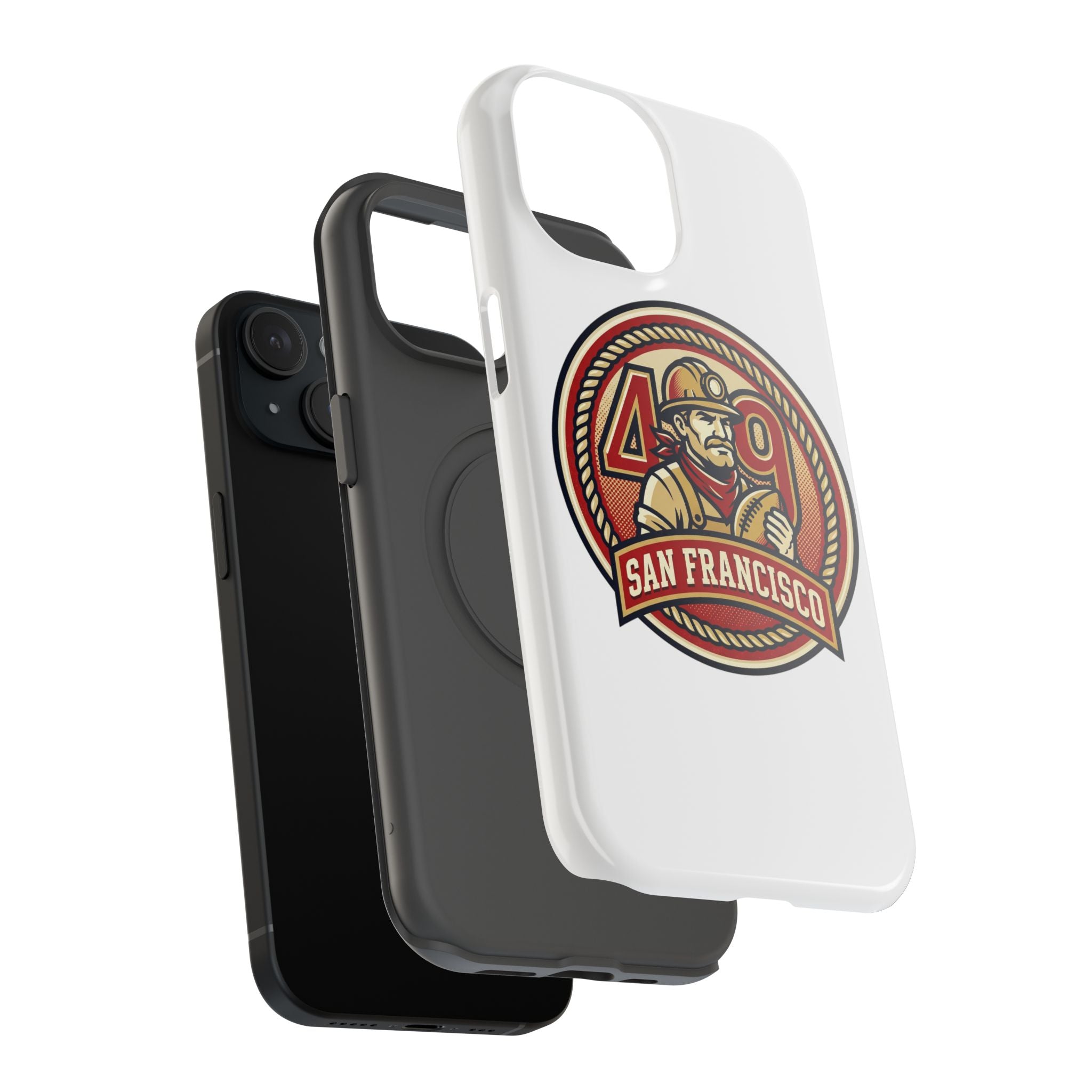 San Francisco 49er Firefighter Badge phone case | Impact-Resistant Case