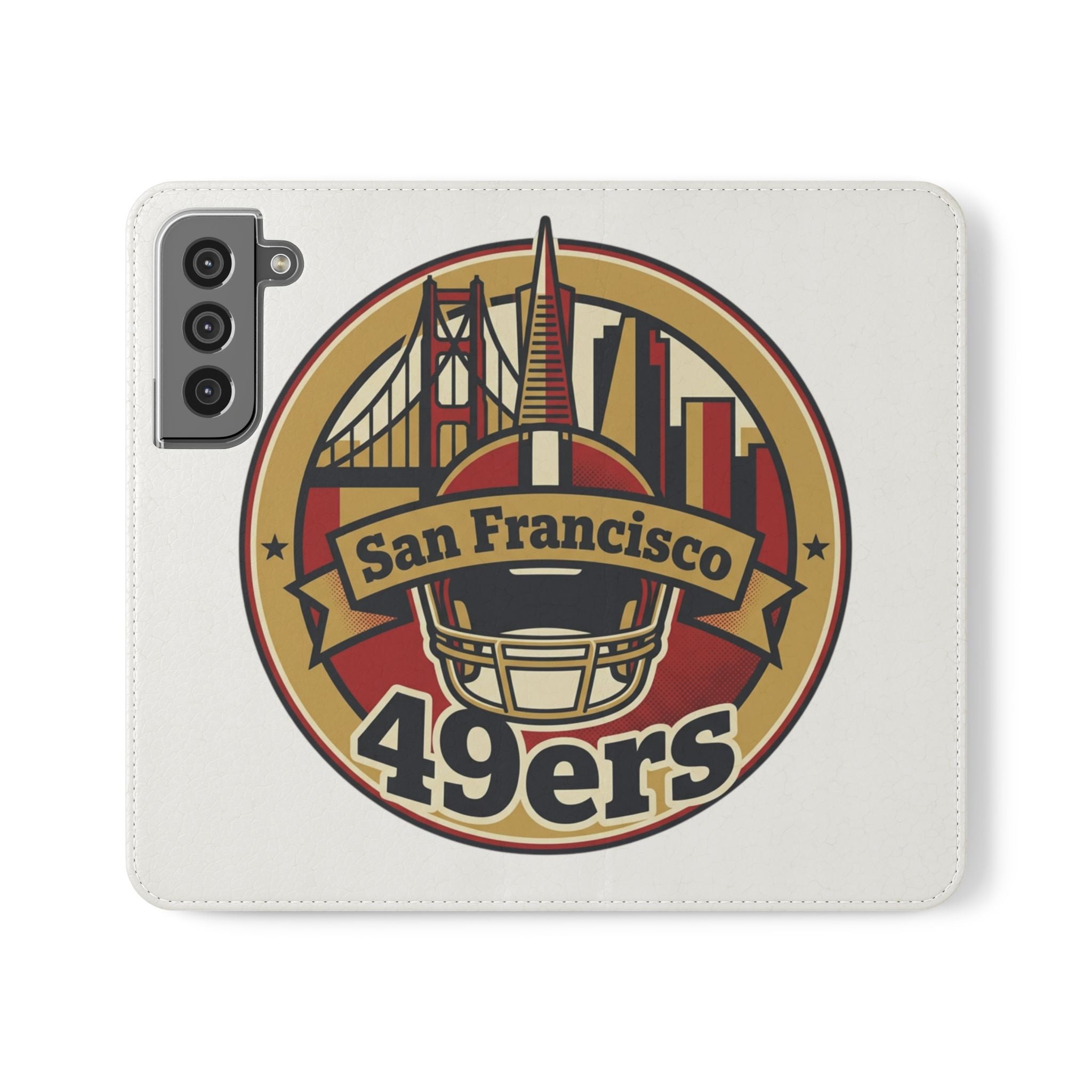 San Francisco 49ers Vintage Logo Flip Case | Phone Wallet