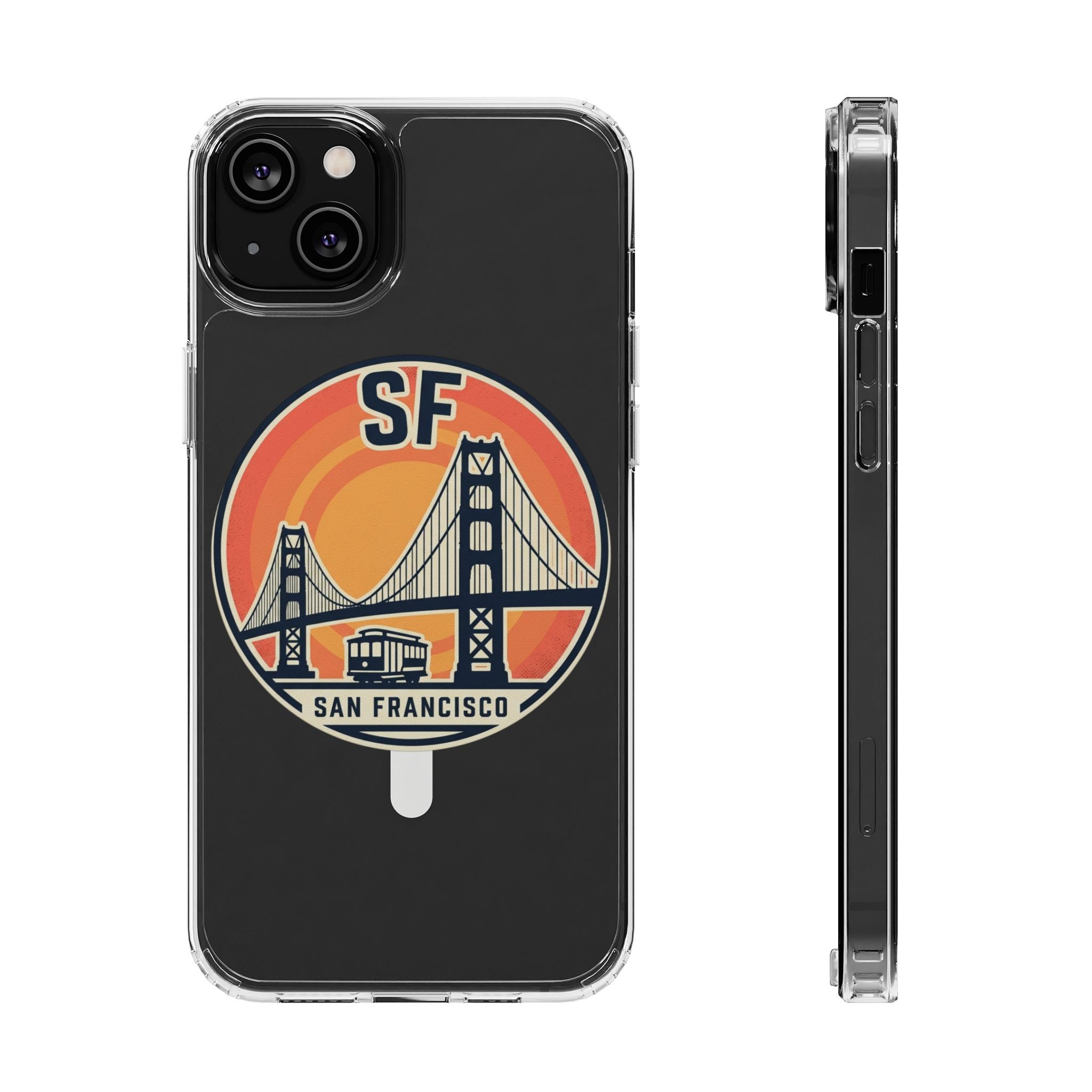 San Francisco Golden Gate Bridge phone case | Magnetic Clear Case