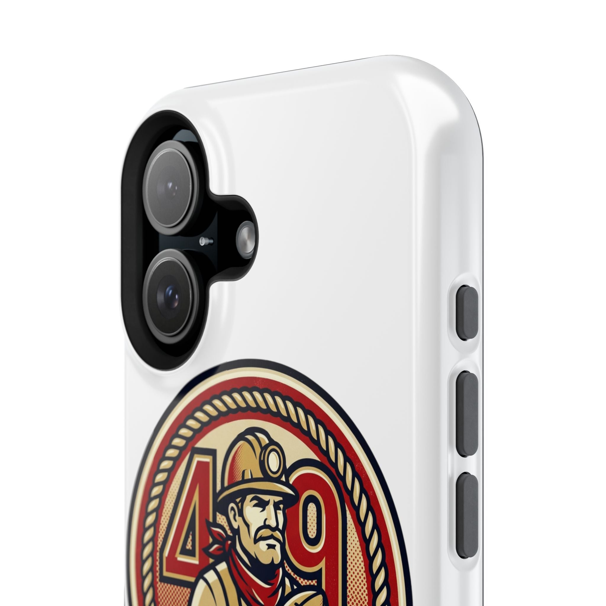 San Francisco 49er Firefighter Badge phone case | Impact-Resistant Case