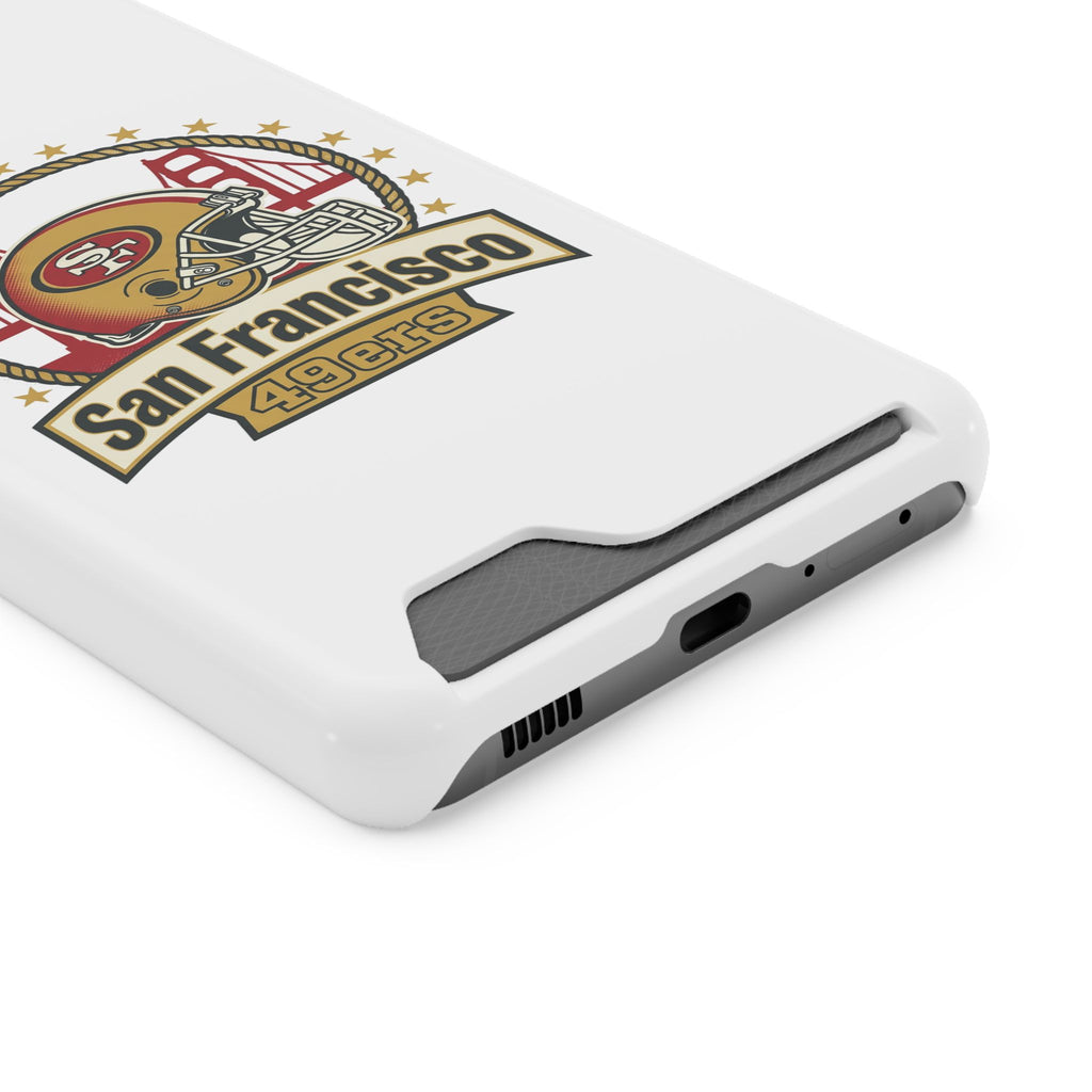San Francisco 49ers Helmet Phone Case with Card Holder | Team Logo