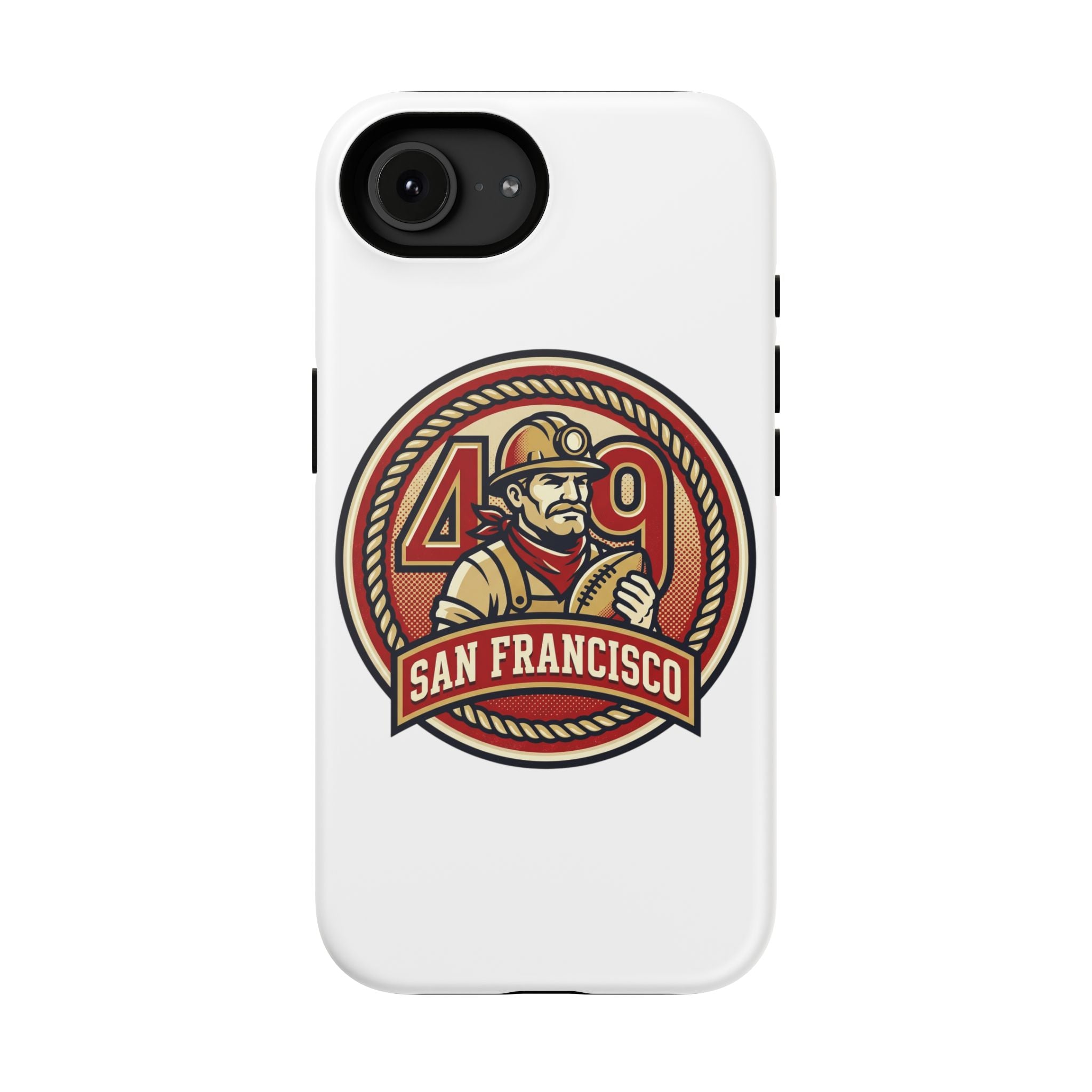 San Francisco 49er Firefighter Badge phone case | Impact-Resistant Case