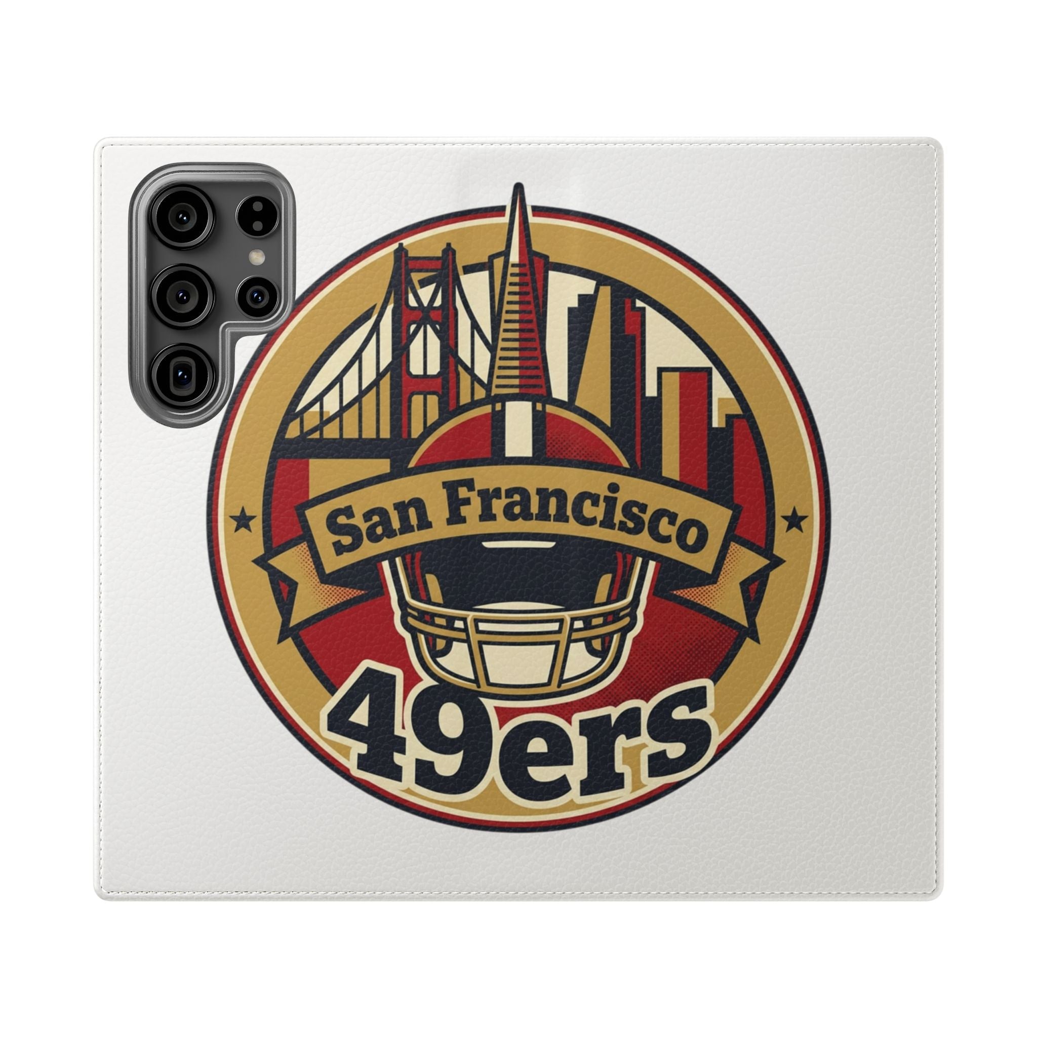 San Francisco 49ers Vintage Logo Flip Case | Phone Wallet