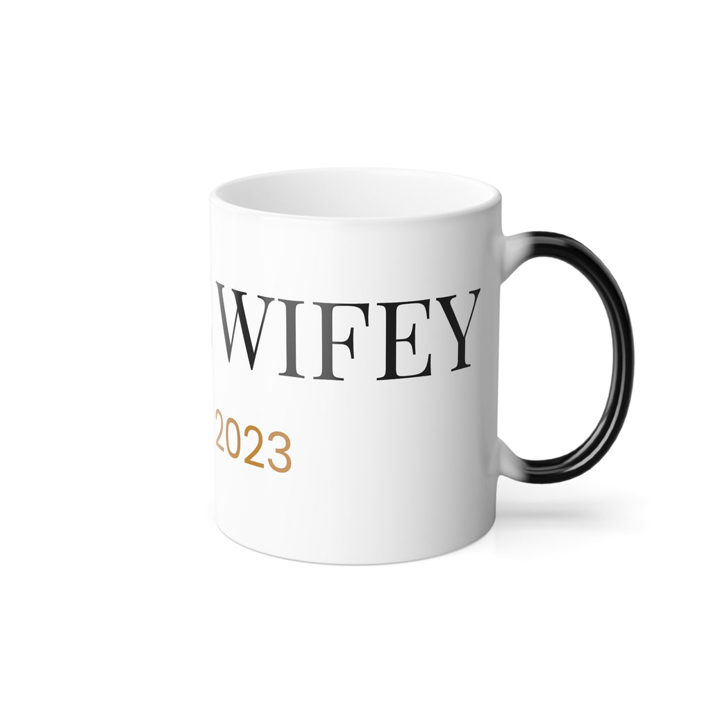 Future Wife Mug | Color Changing Coffee Mug, EST 2023 Wedding