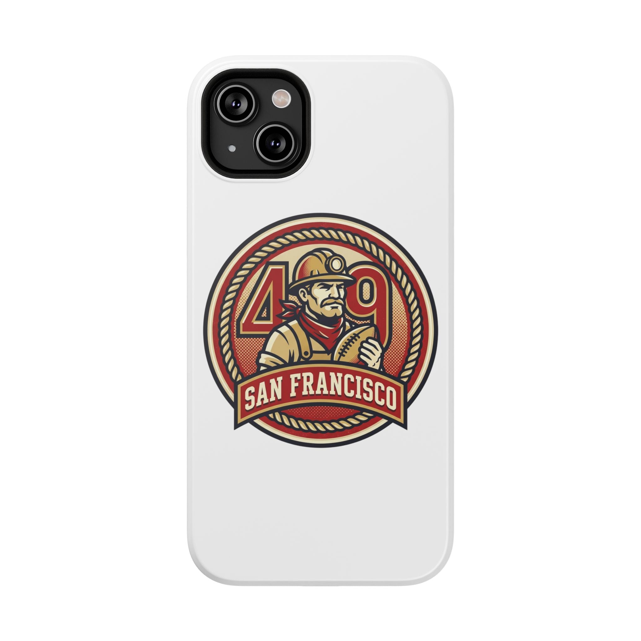 San Francisco 49er Firefighter Badge phone case | Impact-Resistant Case