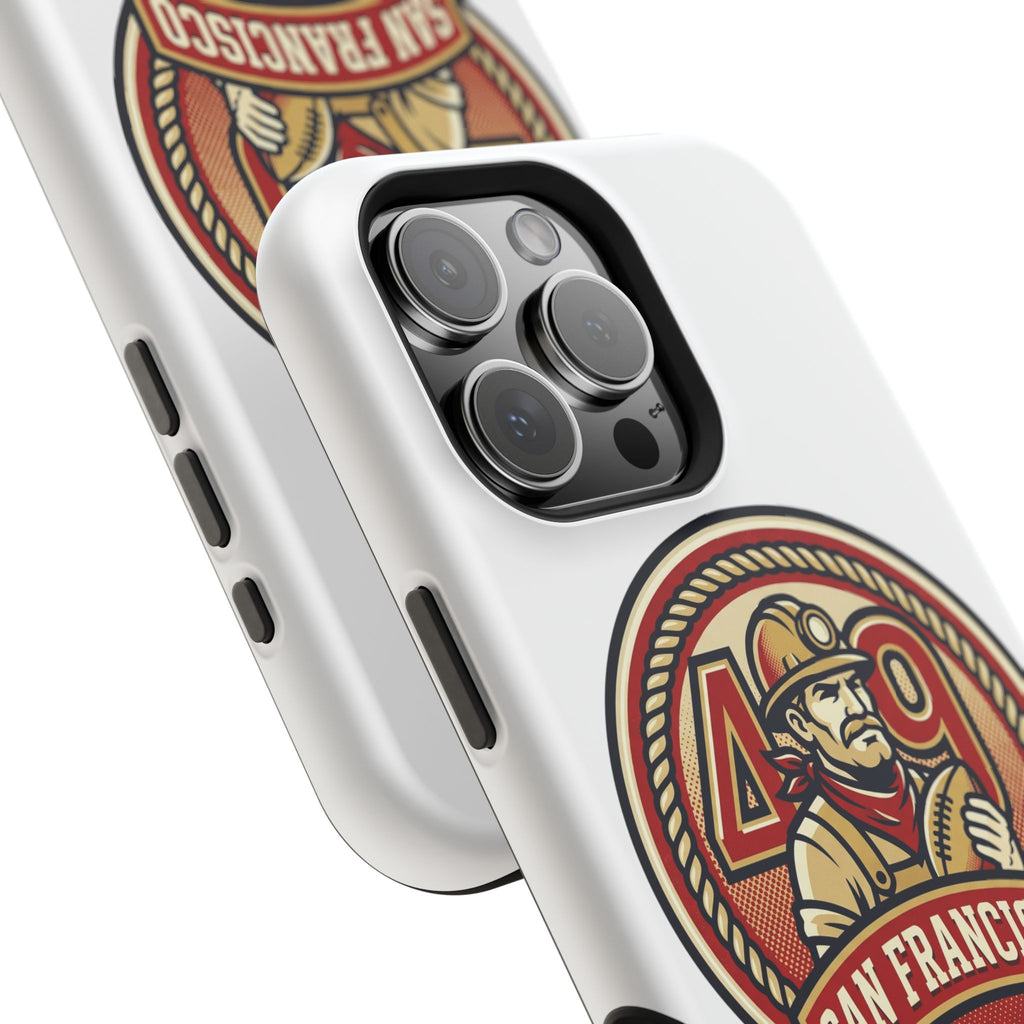 San Francisco 49er Firefighter Badge phone case | Impact-Resistant Case