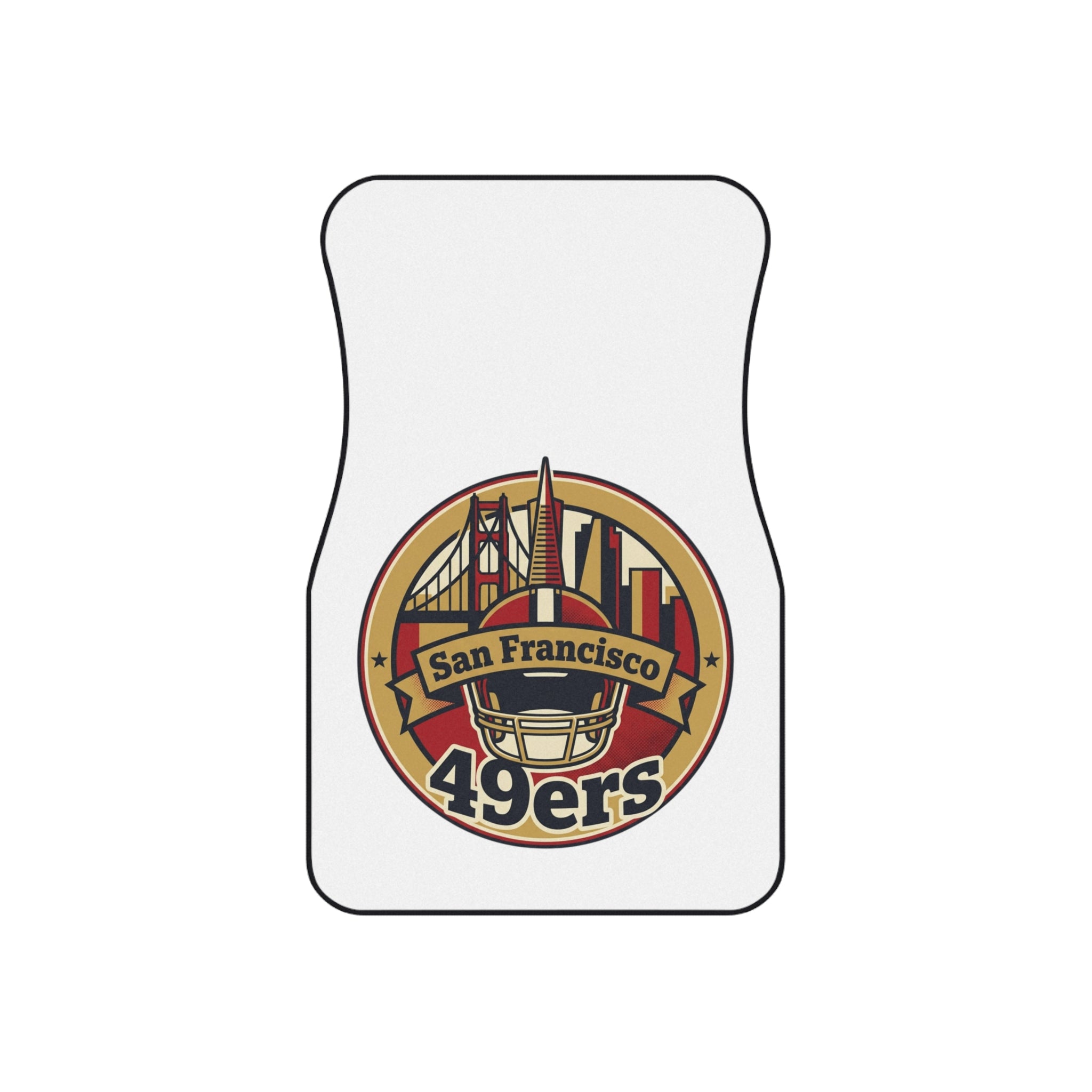 San Francisco 49ers Logo Car Mats | Front Floor Mats