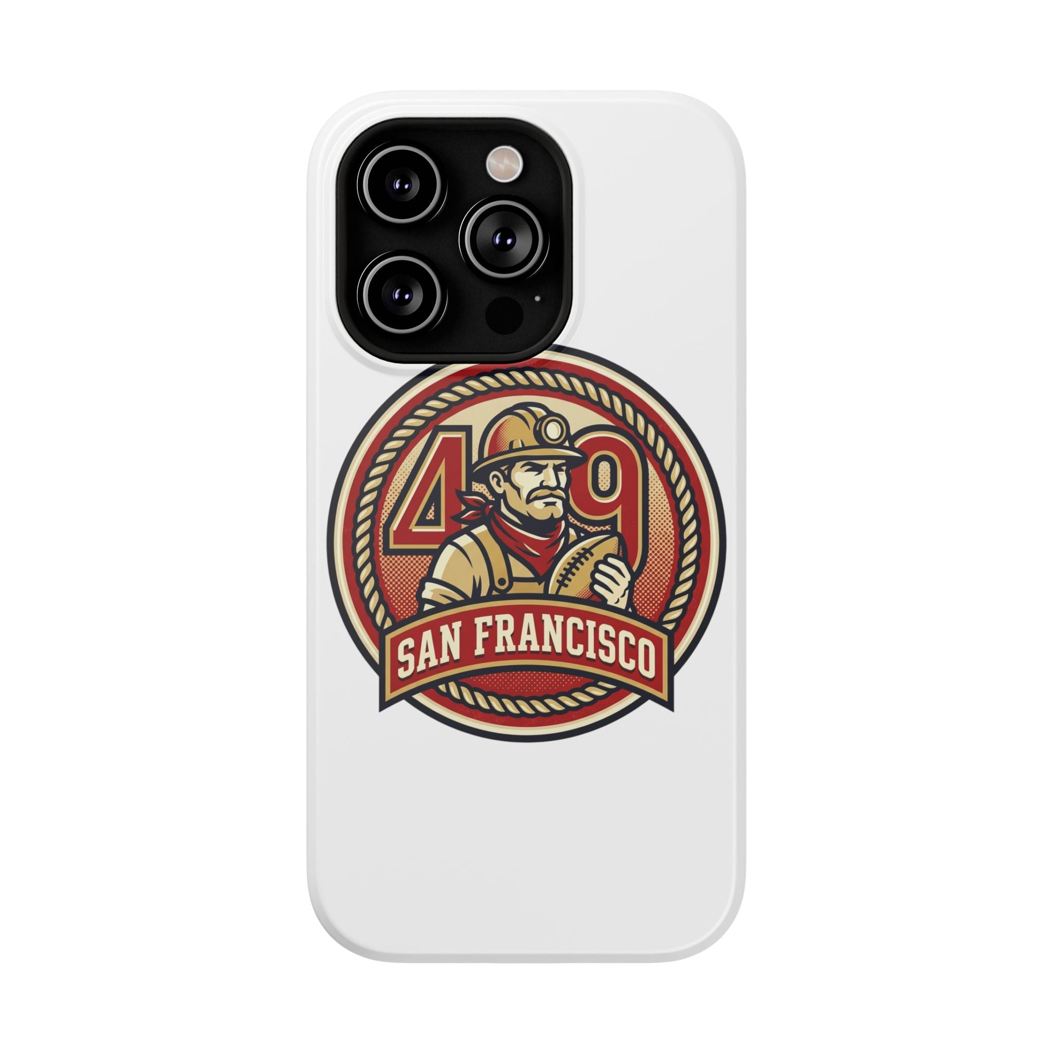 San Francisco 49er Firefighter Badge phone case | Impact-Resistant Case