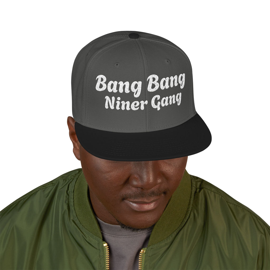 Bang Bang Niner Gang 49ers hatSnapback Hat | Embroidered Text