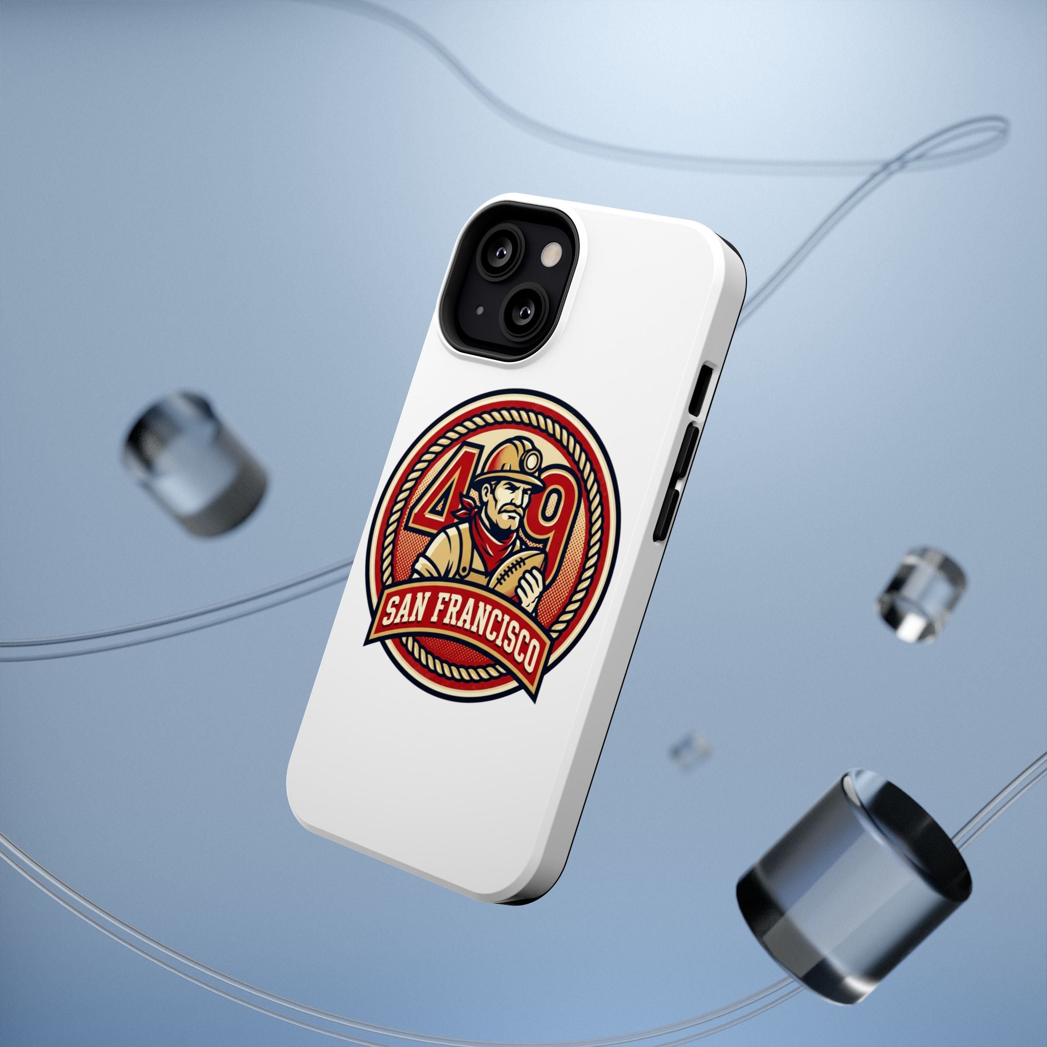 San Francisco 49er Firefighter Badge phone case | Impact-Resistant Case