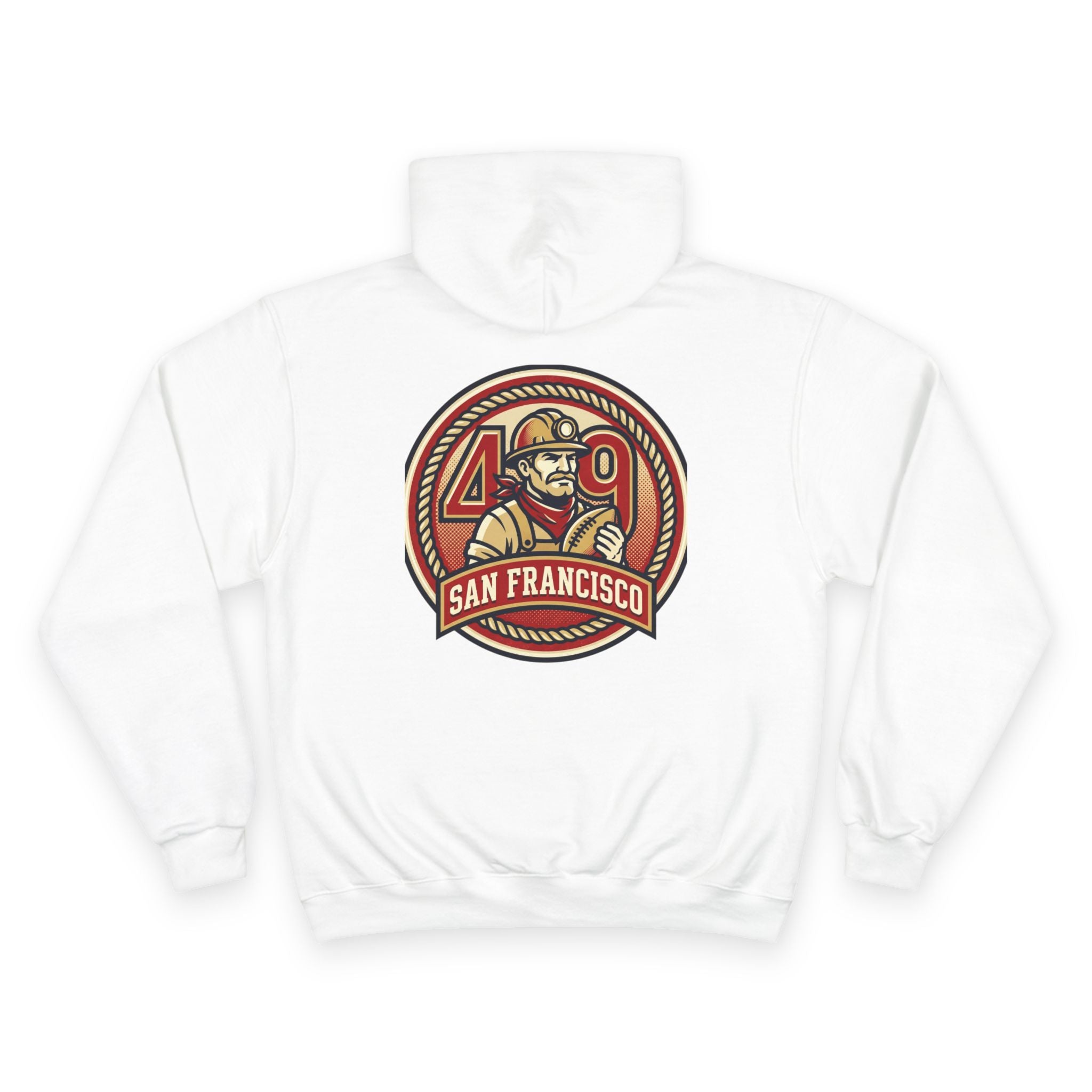 49er Firefighter San Francisco Hoodie | Vintage Badge Design