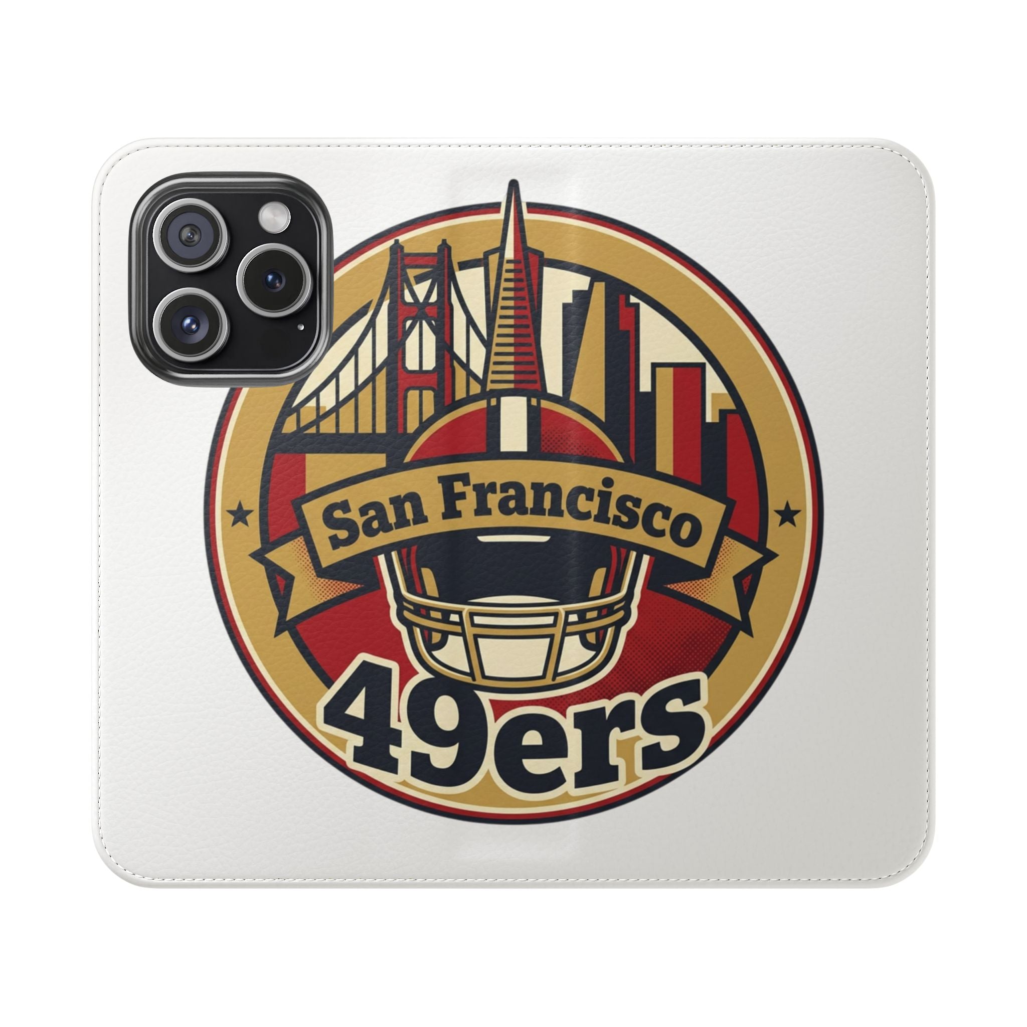 San Francisco 49ers Vintage Logo Flip Case | Phone Wallet