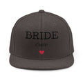 Bride Crew Snapback Hat — Bachelorette Party Heart Cap