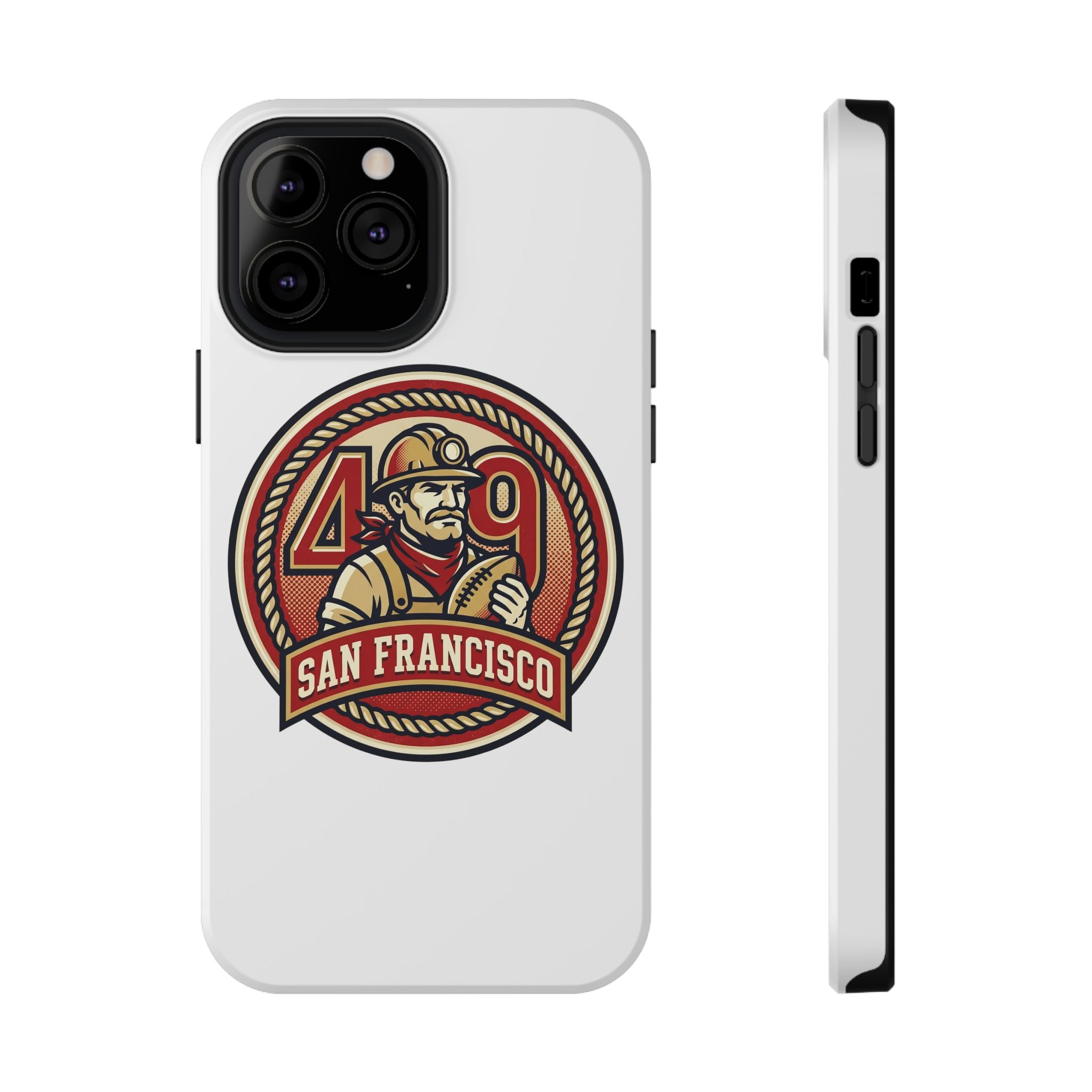 San Francisco 49er Firefighter Badge phone case | Impact-Resistant Case