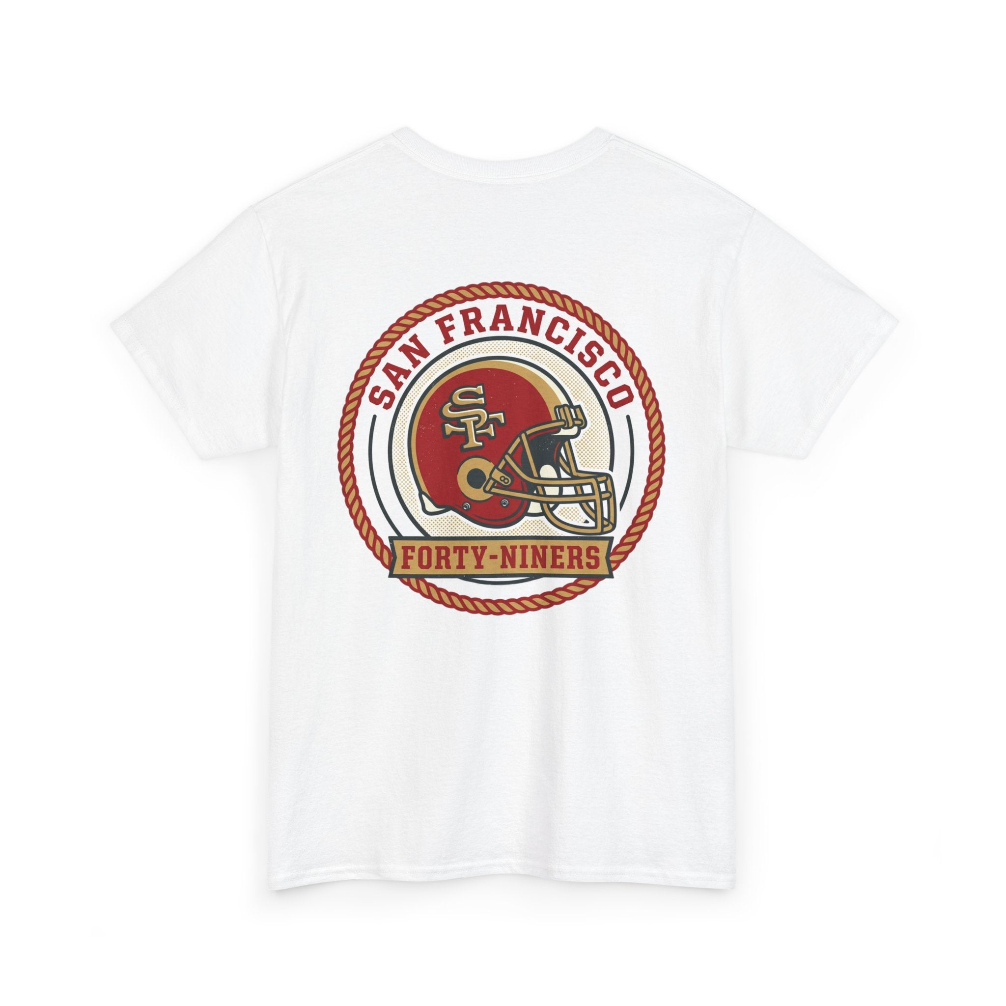 San Francisco 49ers Helmet Tee | Vintage Football Logo Shirt