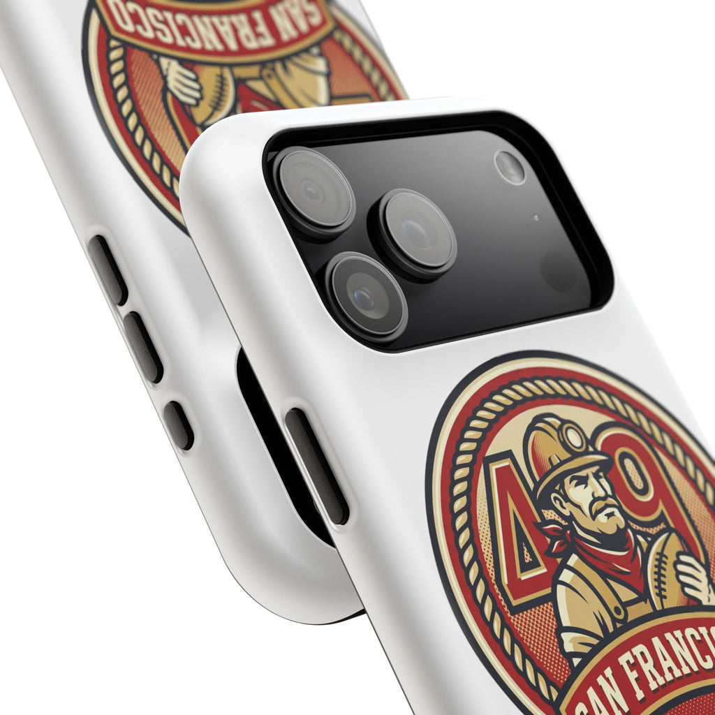 San Francisco 49er Firefighter Badge phone case | Impact-Resistant Case