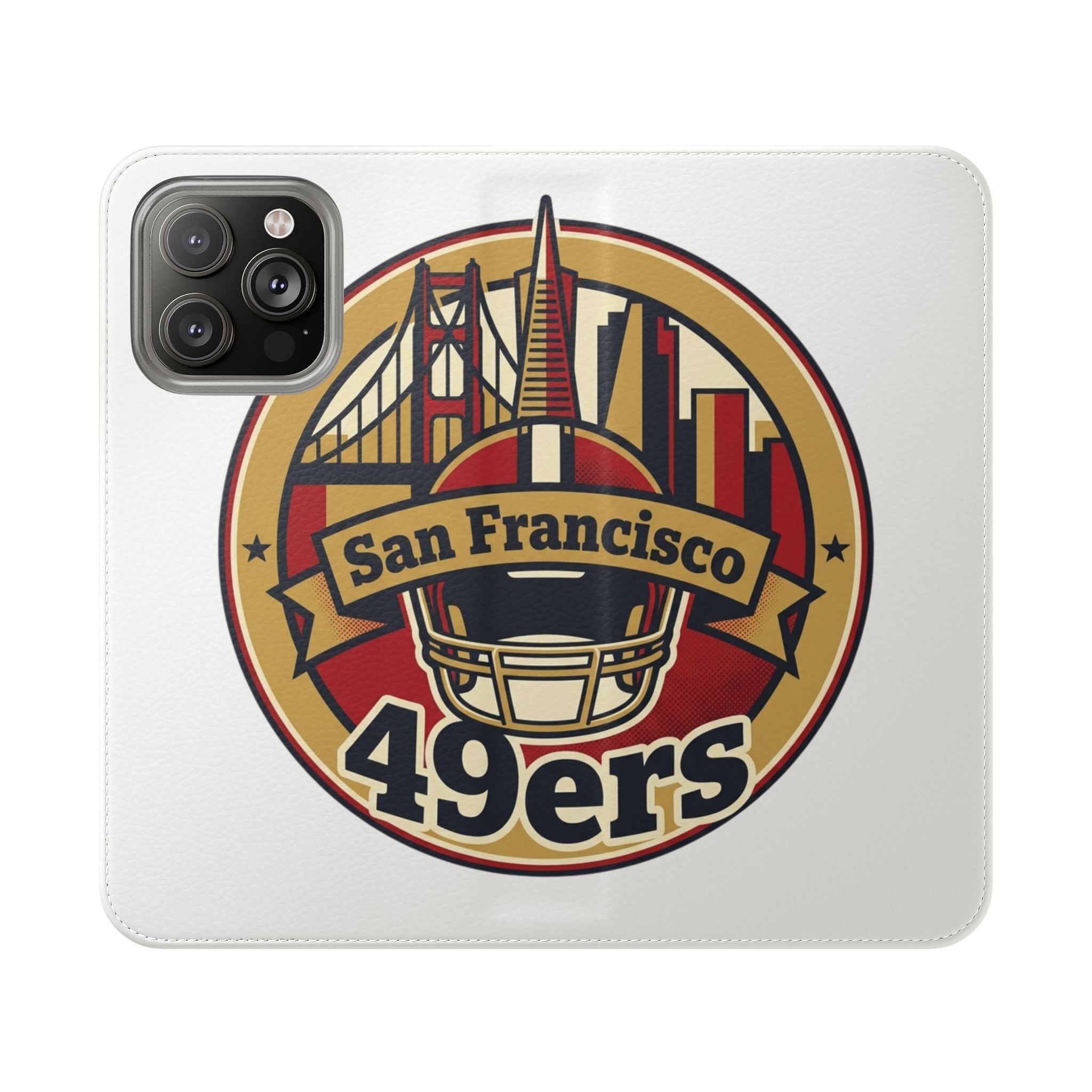 San Francisco 49ers Vintage Logo Flip Case | Phone Wallet