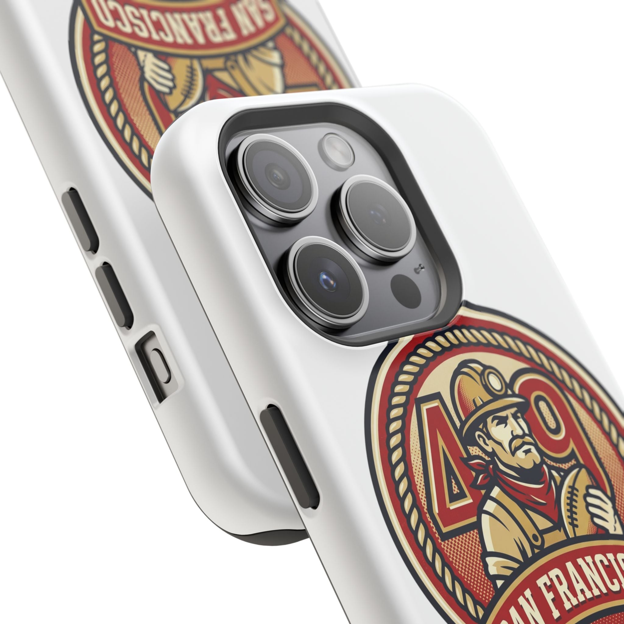San Francisco 49er Firefighter Badge phone case | Impact-Resistant Case