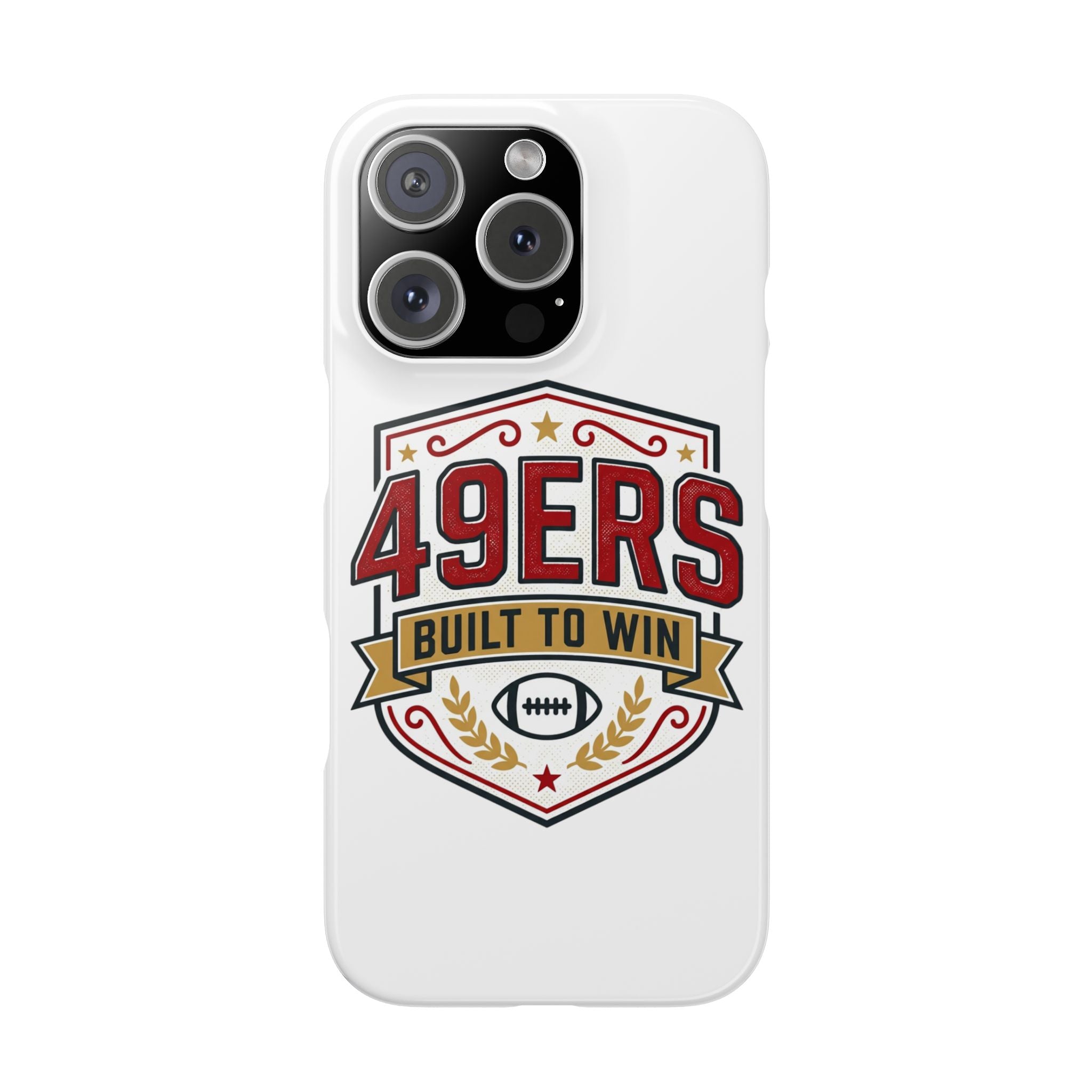 49ers Built to Win phone case | Slim Case