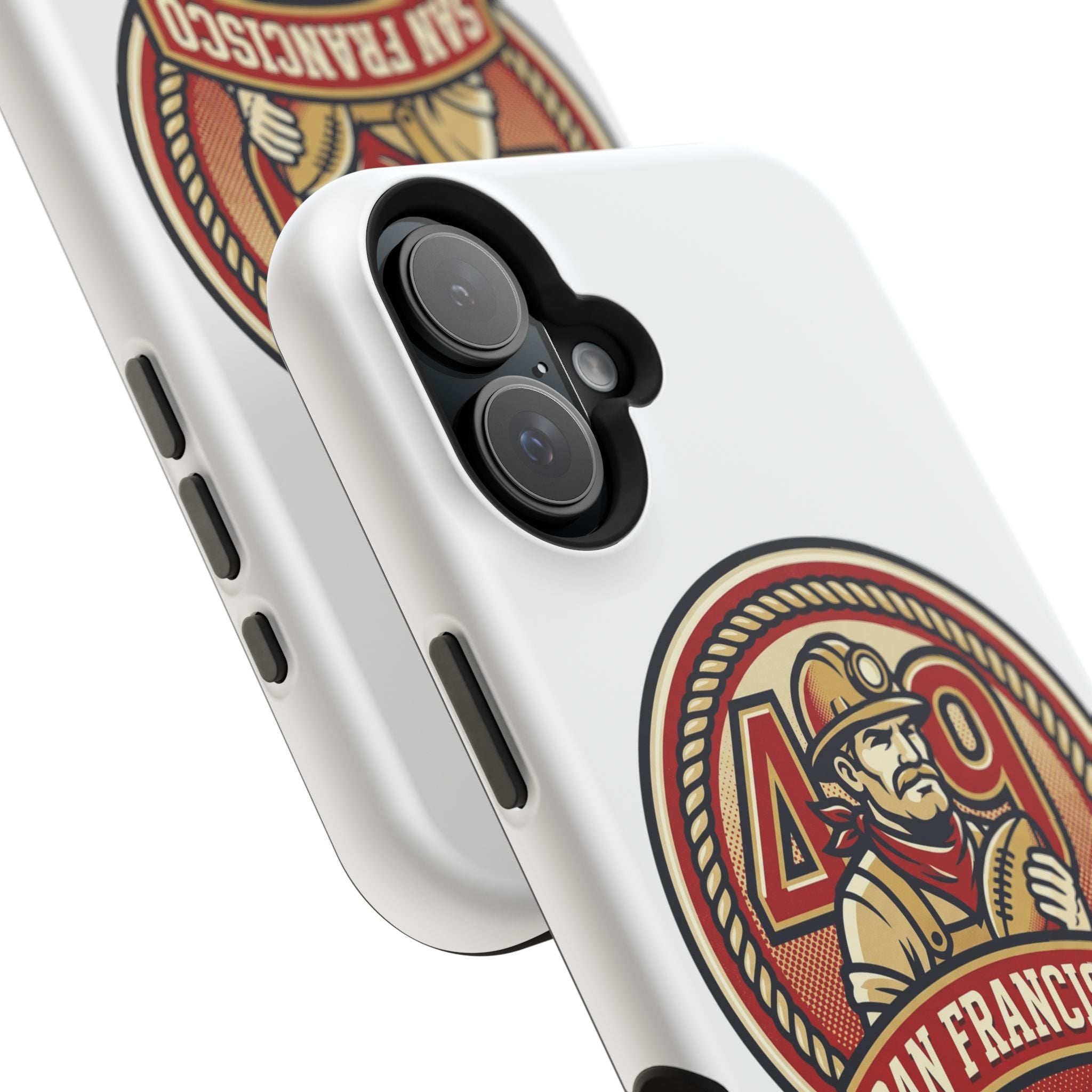 San Francisco 49er Firefighter Badge phone case | Impact-Resistant Case