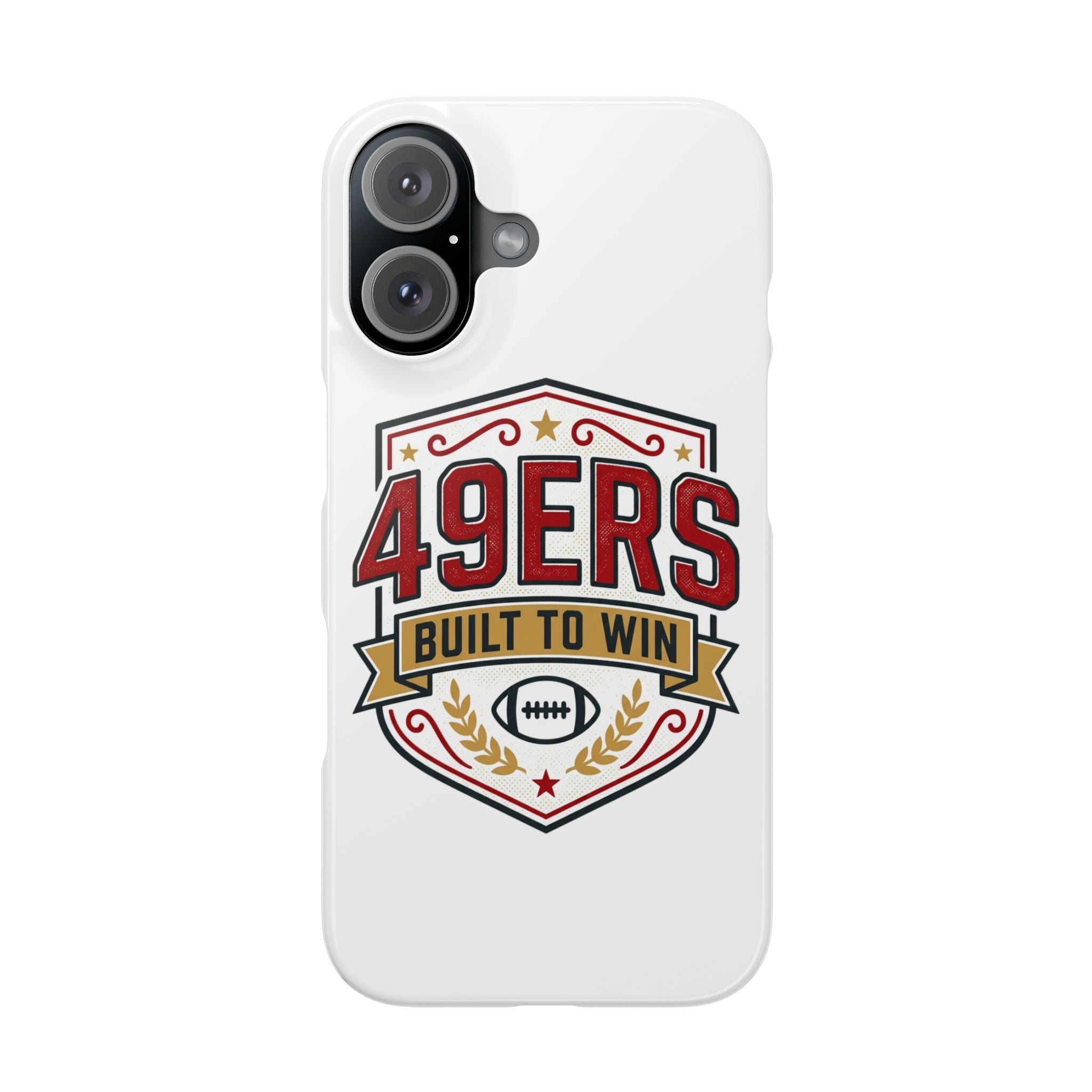 49ers Built to Win phone case | Slim Case