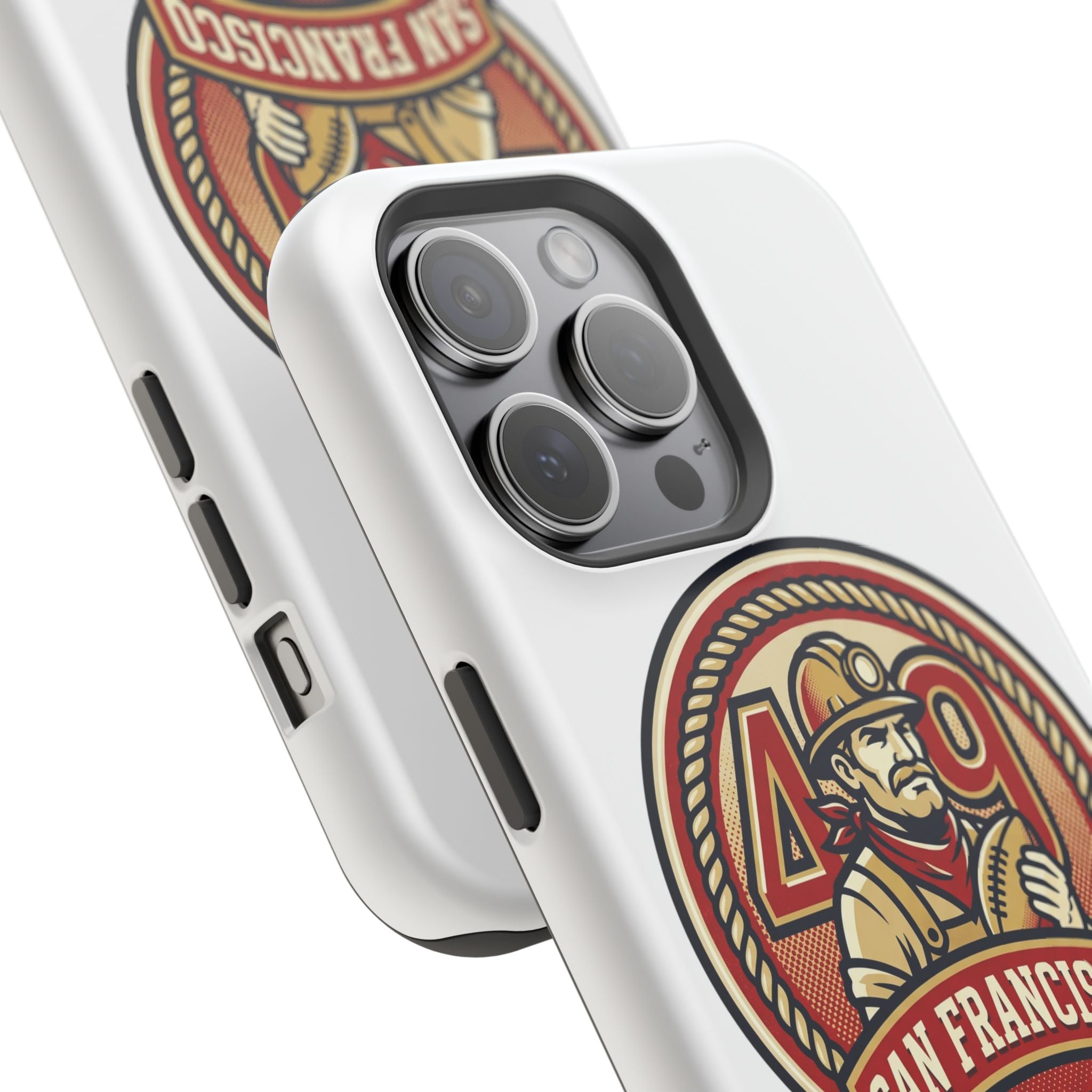 San Francisco 49er Firefighter Badge phone case | Impact-Resistant Case