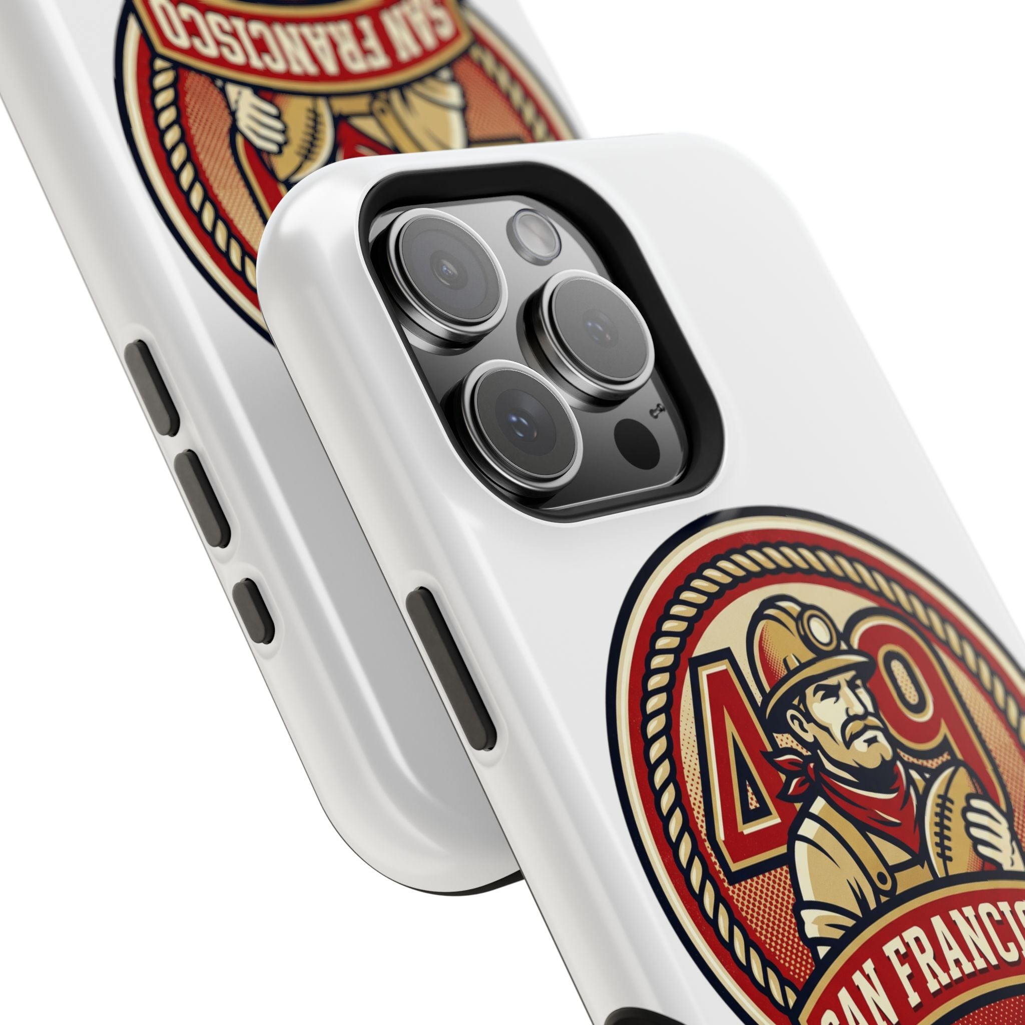 San Francisco 49er Firefighter Badge phone case | Impact-Resistant Case