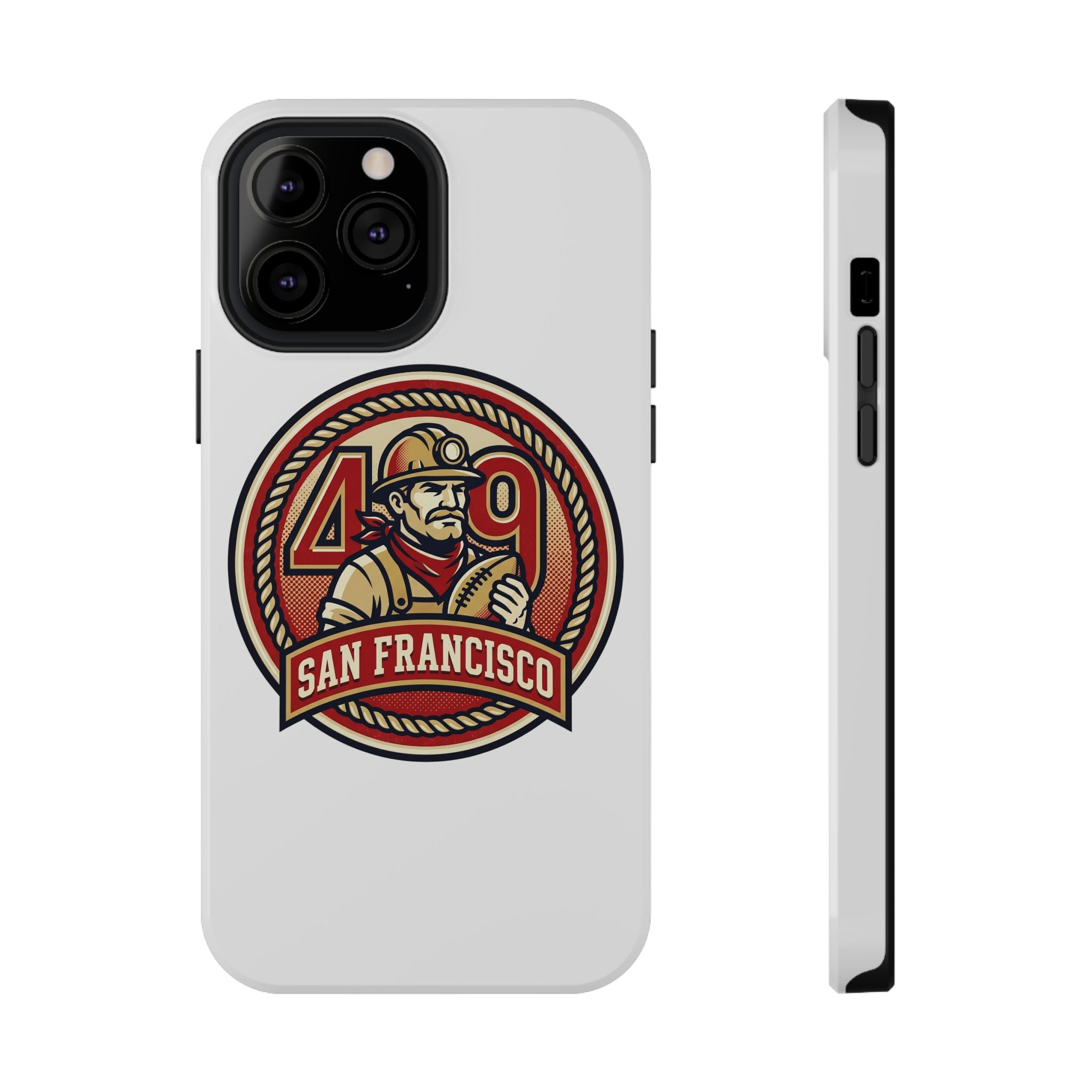 San Francisco 49er Firefighter Badge phone case | Impact-Resistant Case